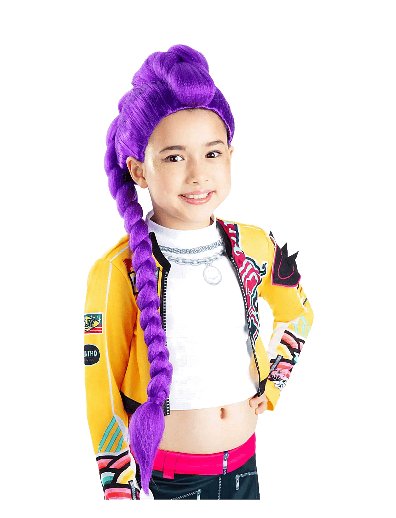 Rubies - Kpop - Rumi Full Wig Child - kostüm-zubehör - purple - 1