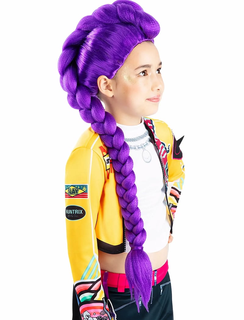 Rubies - Kpop - Rumi Full Wig Child - kostüm-zubehör - purple - 0