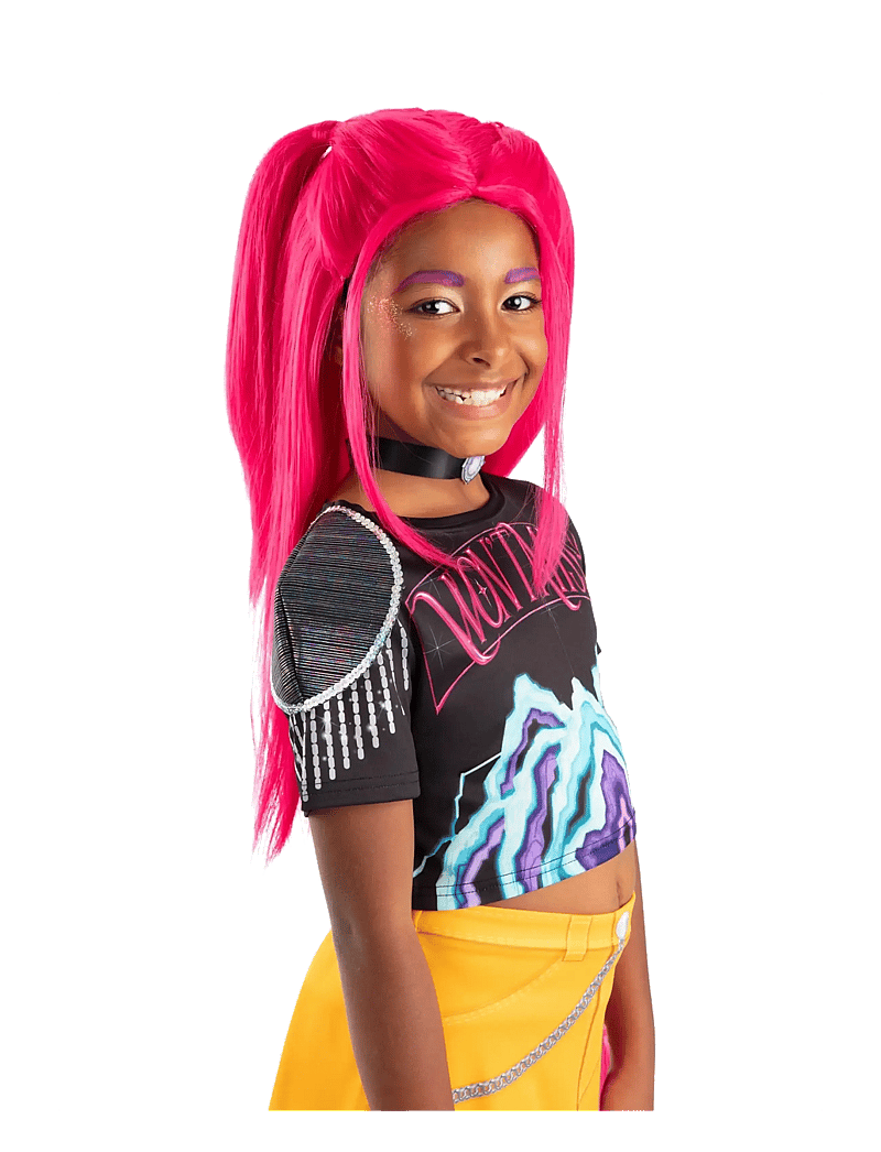 Rubies - Kpop - Mira Wig Child - kostumetilbehør - red - 1