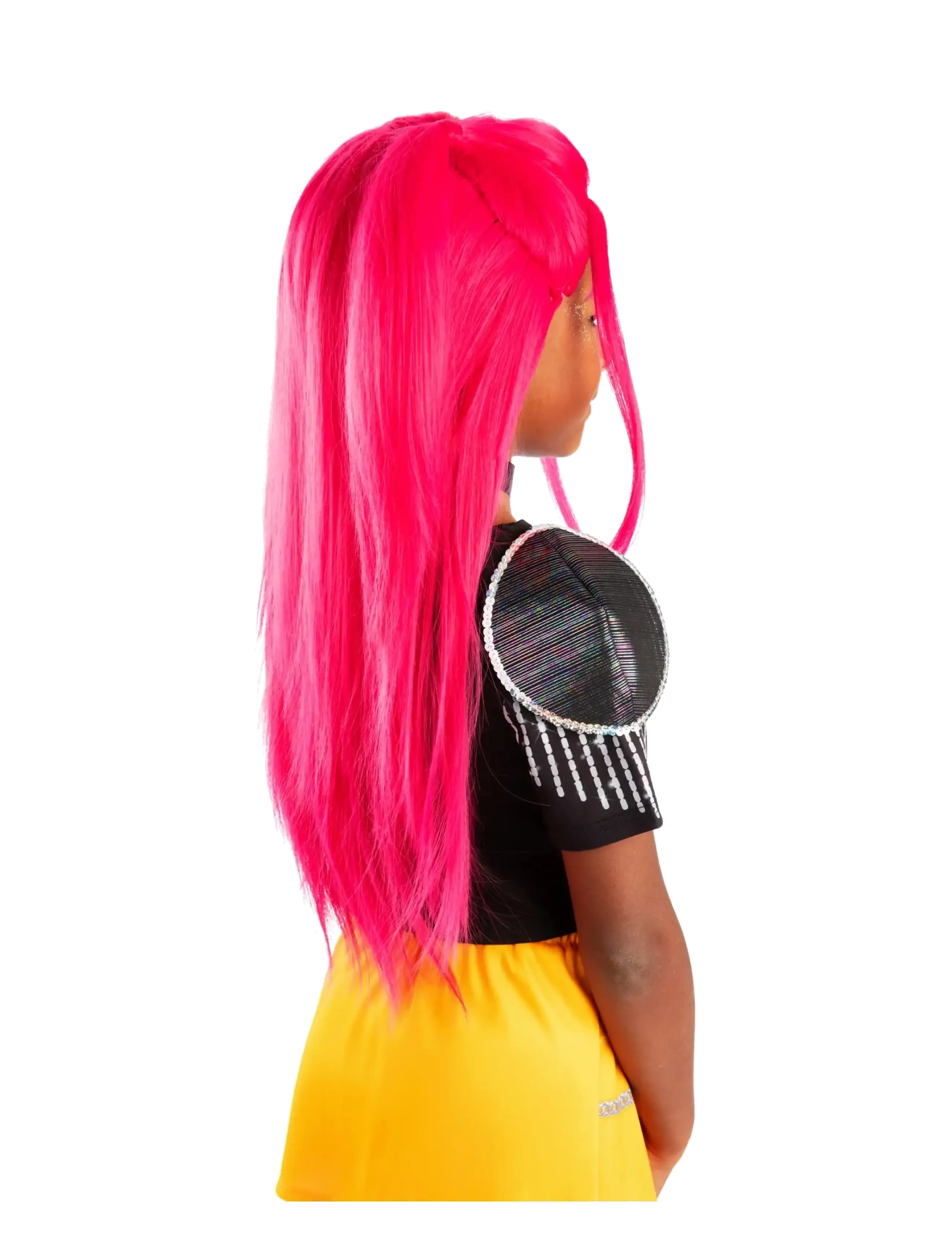 Rubies - Kpop - Mira Wig Child - maskeradtillbehör - red - 2