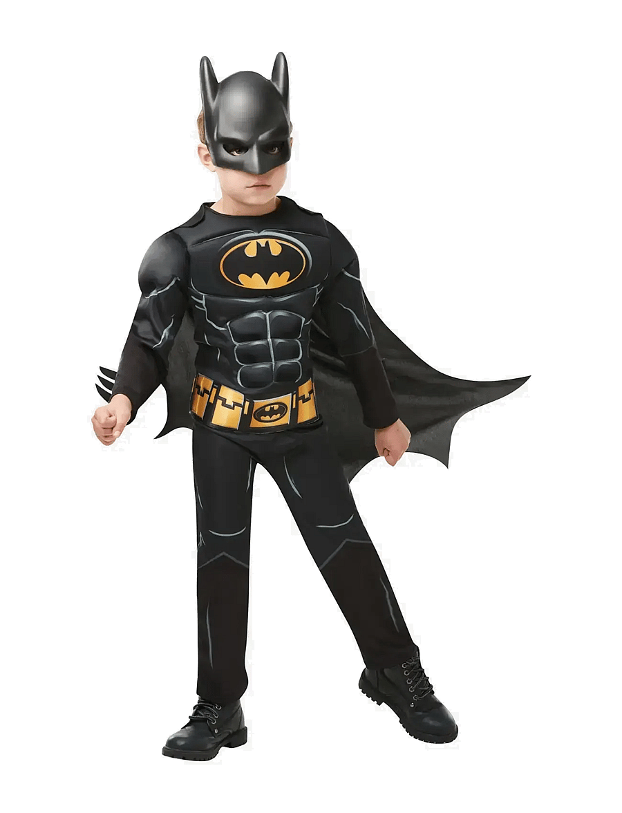 Batman - Batman Deluxe Costume - maskeradkläder - black - 1