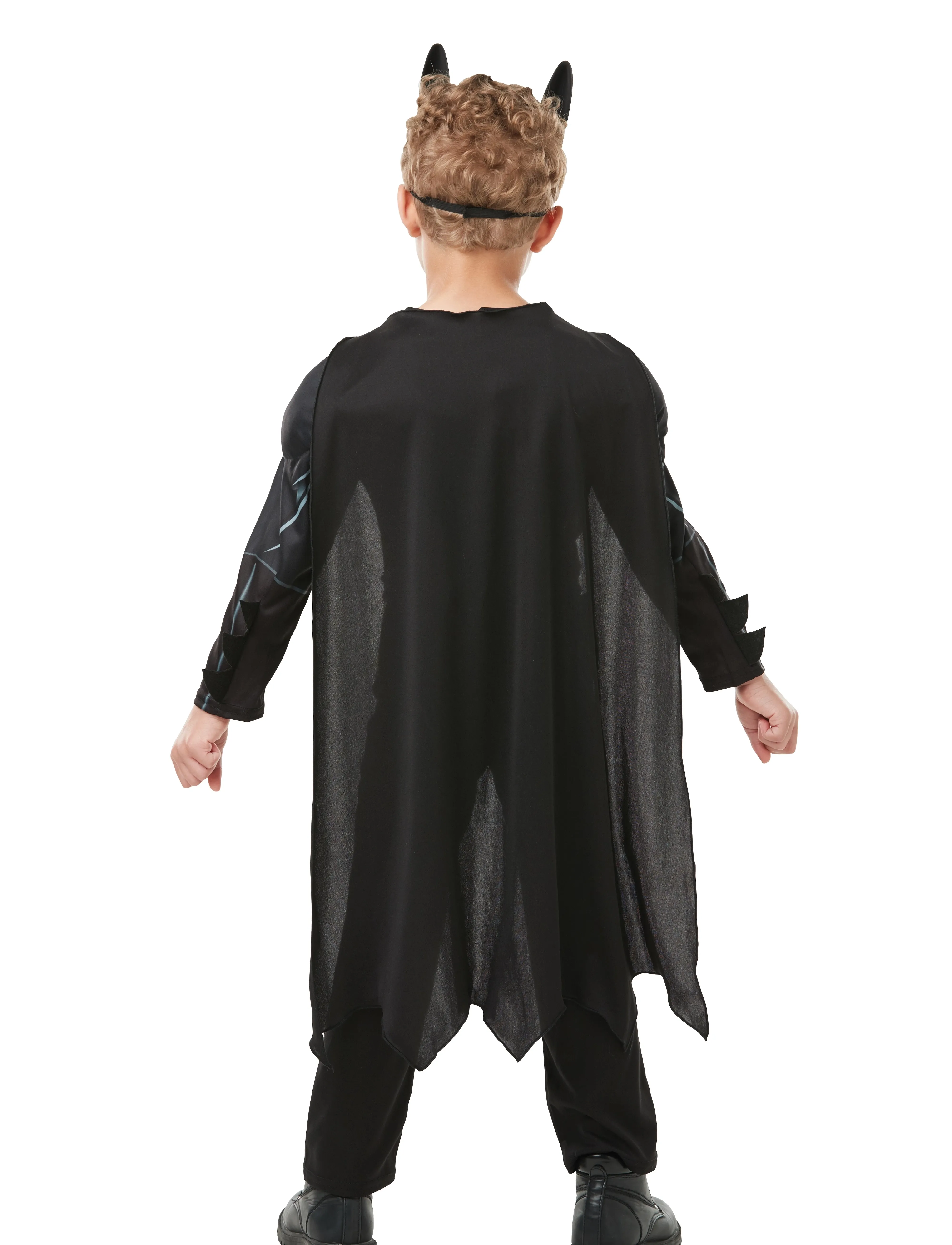 Batman Deluxe Costume, Børn, Character Costumes, Sort, Str: 3-4Y