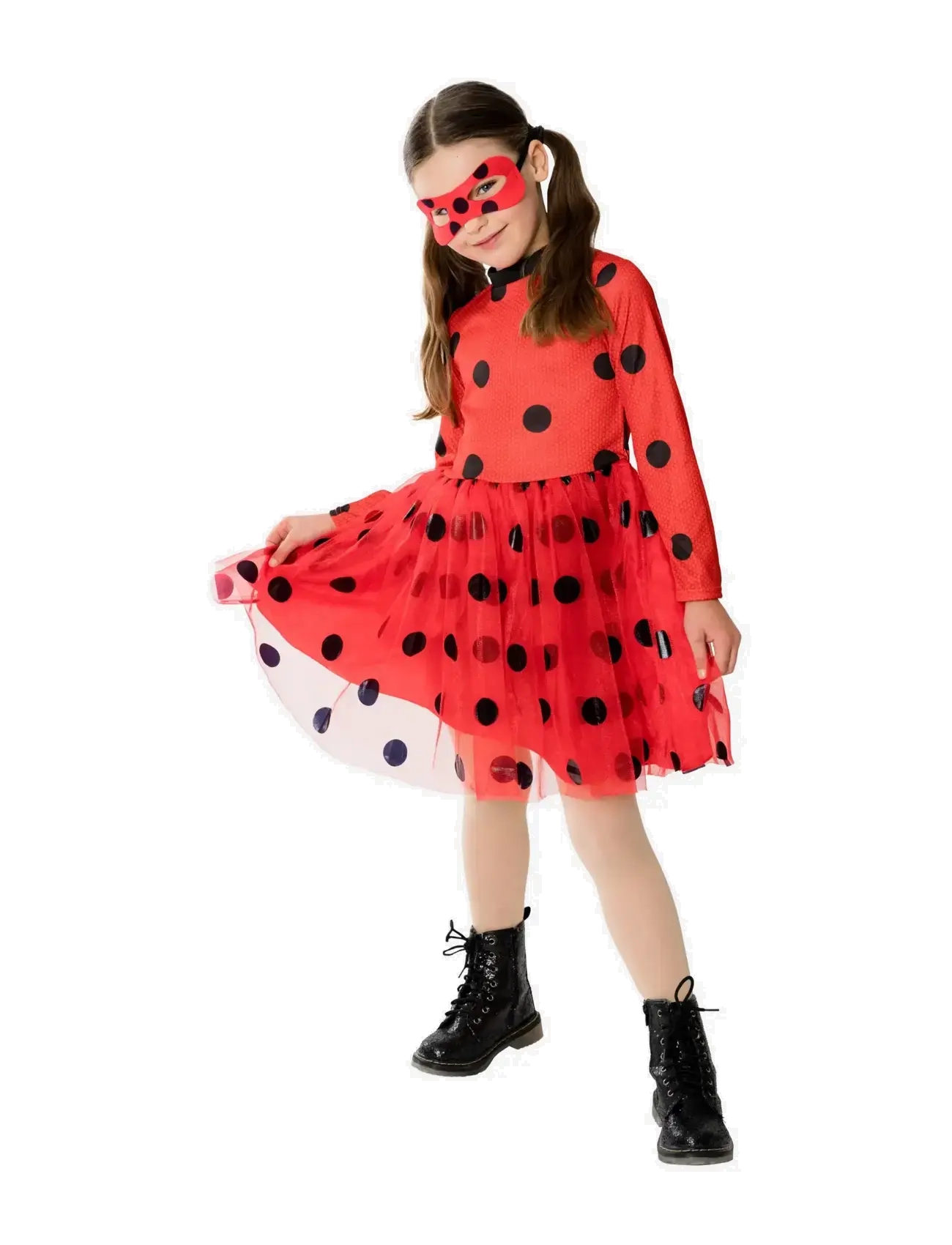 RUBIES Miraculous Ladybug Klassisch Tutu-Kleid Costume Rot - 7-8Y - Kinder