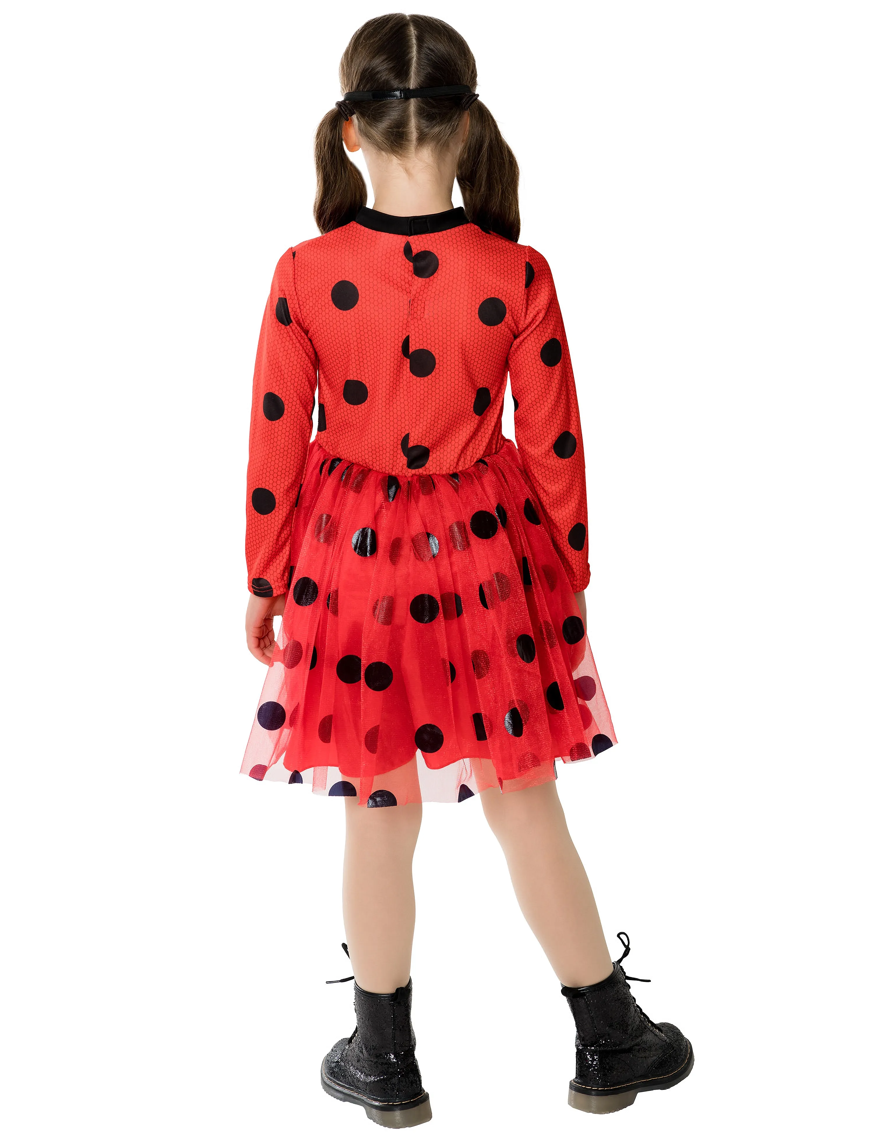 Ladybug Miraculous Classic Tutu-Dress Costume, 7-8Y, Costumes & Accessories, Rot - Character Costumes, Kinder