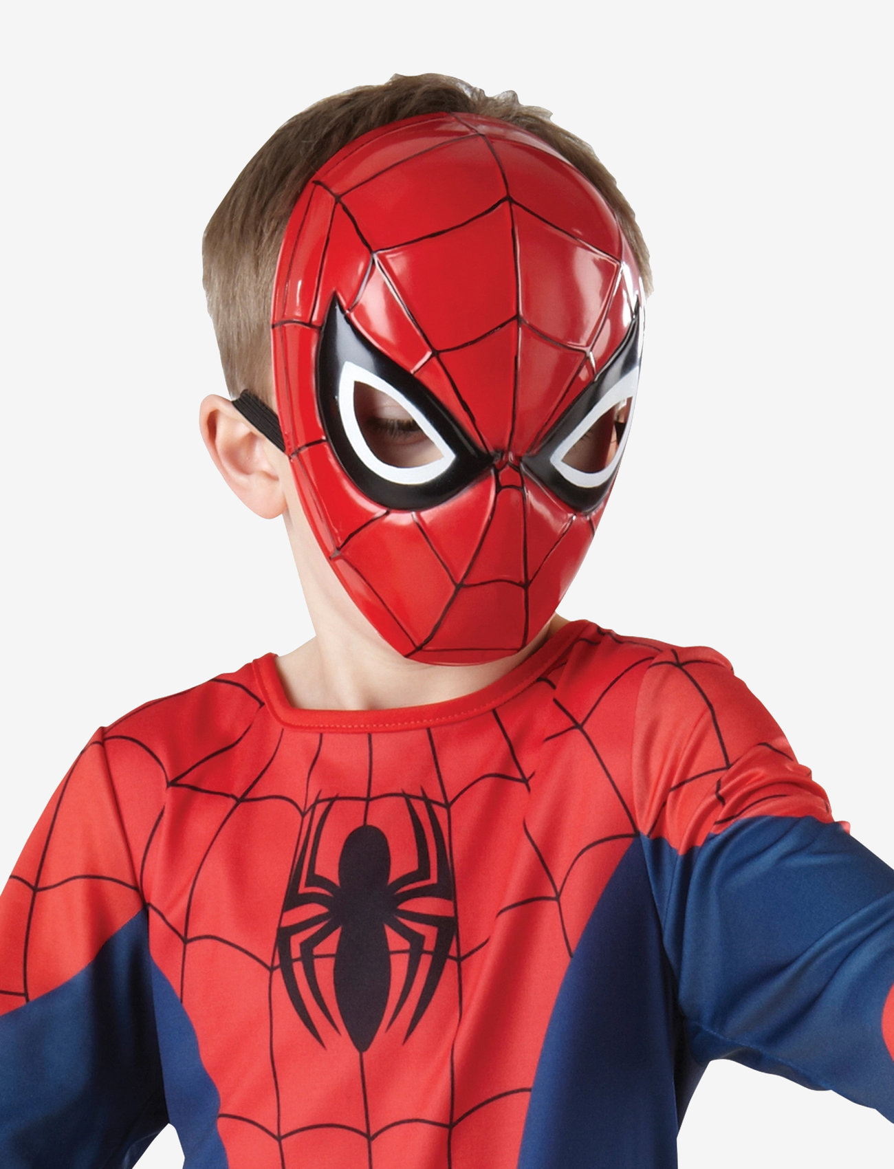 Rubies - Spiderman 1/2 mask - costume accessories - red - 0