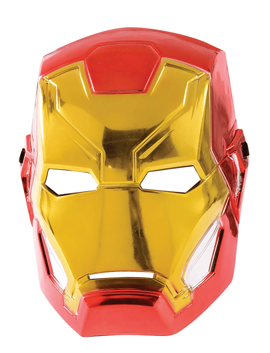 Rubies - Iron Man Half Mask - kostüümide aksessuaarid - red - 0