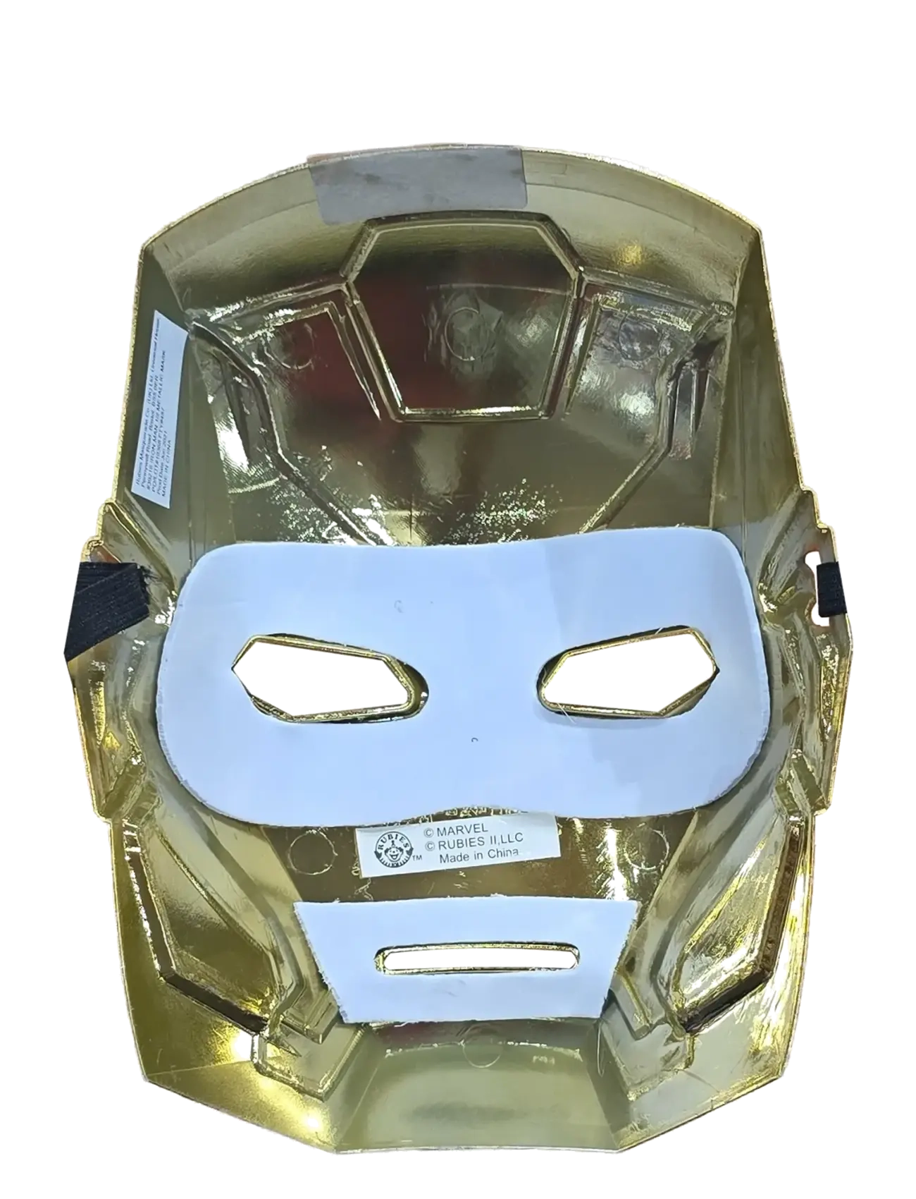 Rubies - Iron Man Half Mask - maskeradtillbehör - red - 1