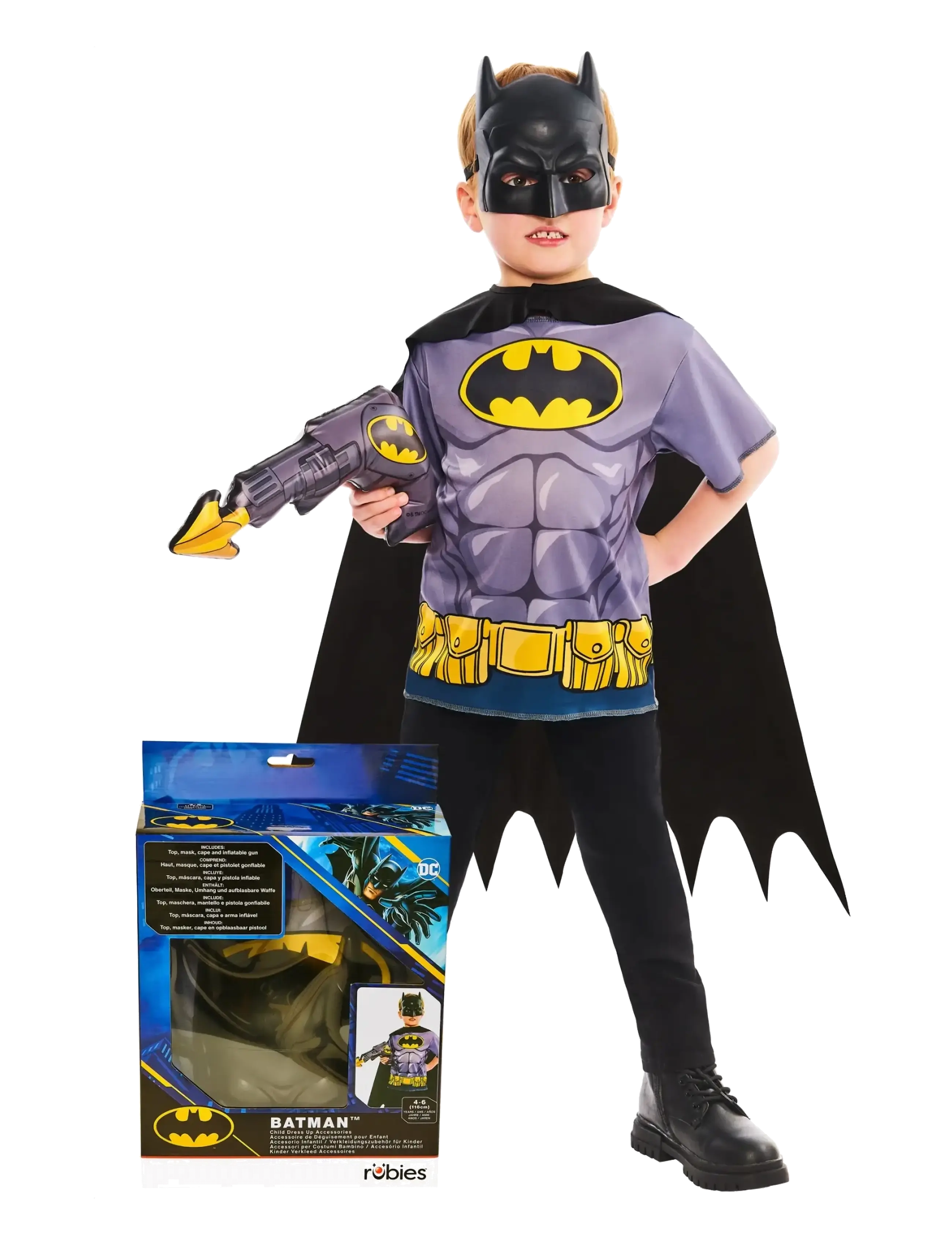 Rubies Batman Dress Up Gift Set - Kinder - MULTI COLOR / black