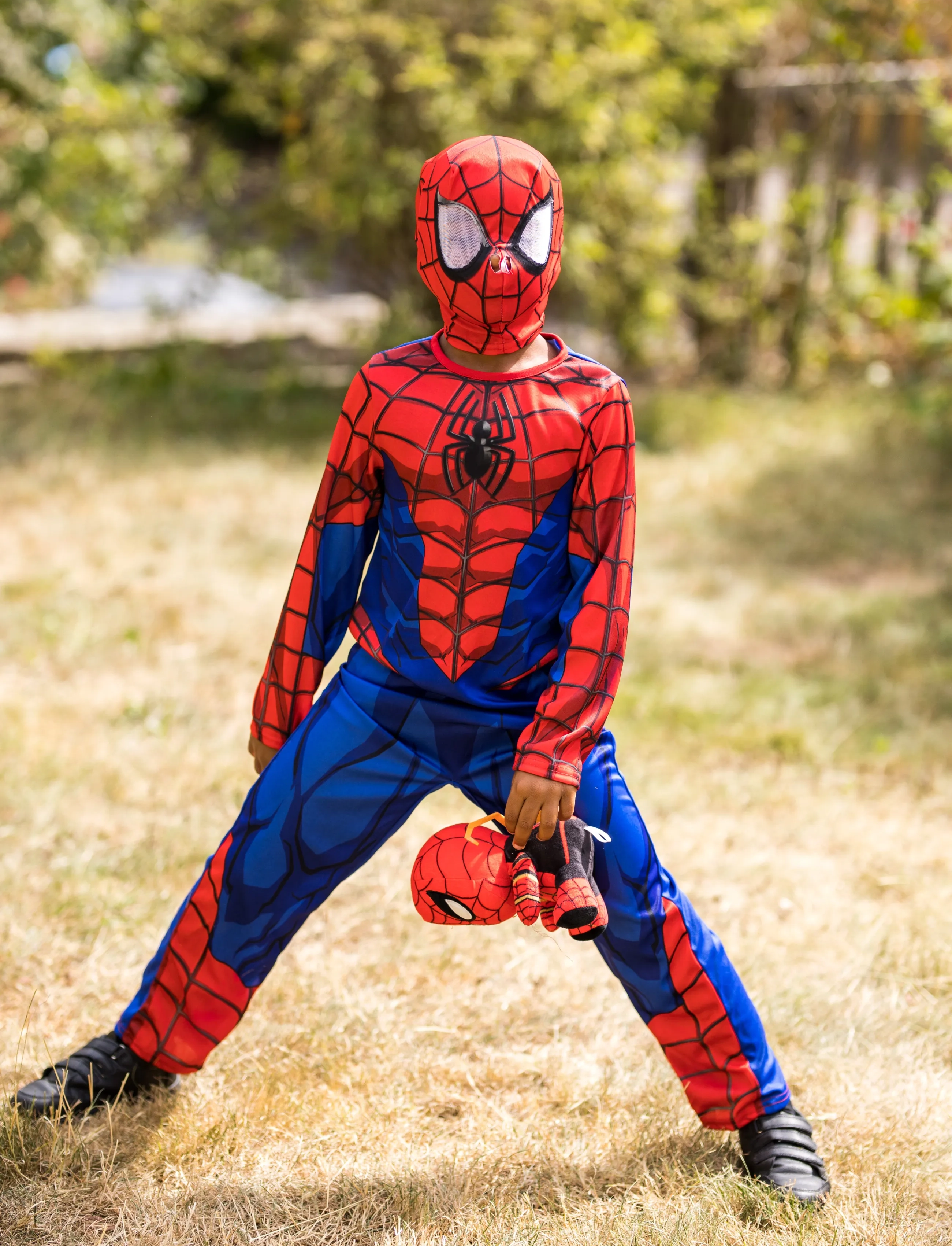 Spider-man Spiderman Classic Costume, Børn, Character Costumes, Rød, Str: 3-4Y