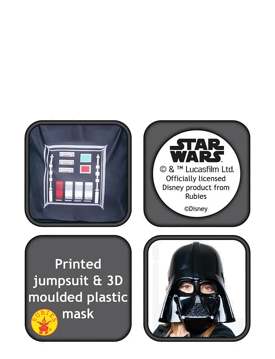 Star Wars - Darth Vader Classic Costume - maskeradkläder - black - 2