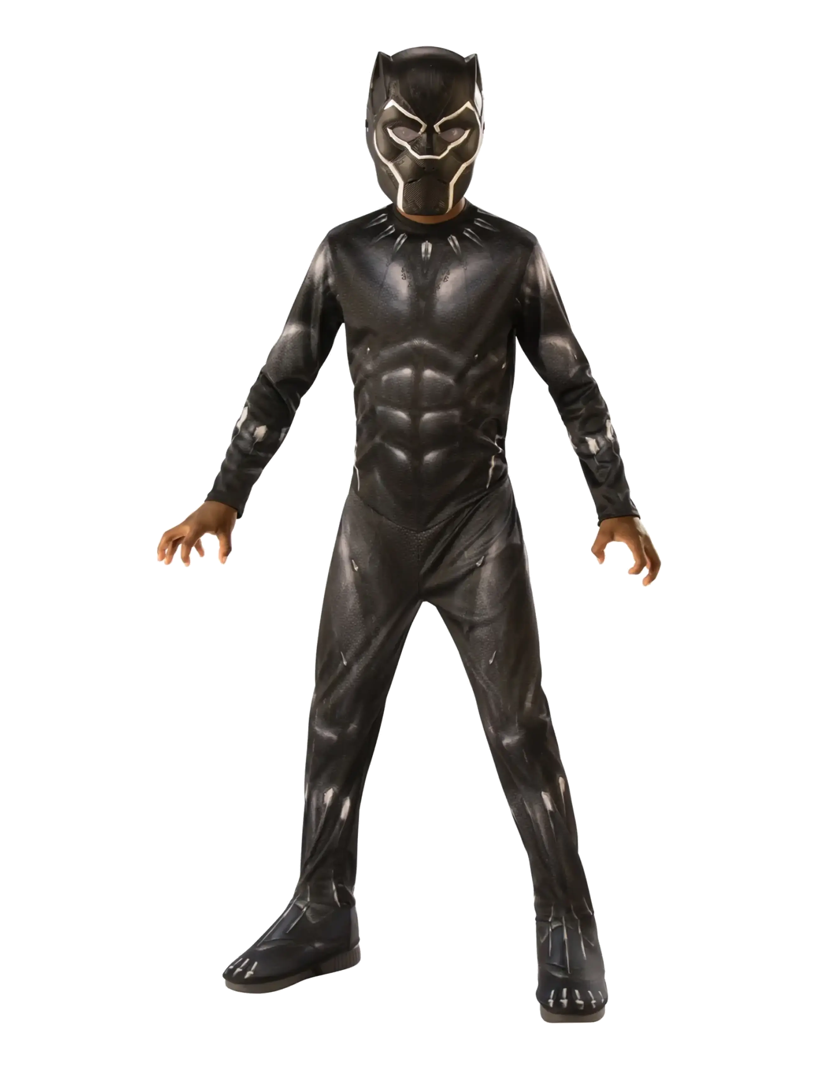 Black Panther Classic Costume, Børn, Character Costumes, Sort, Str: 5-6Y