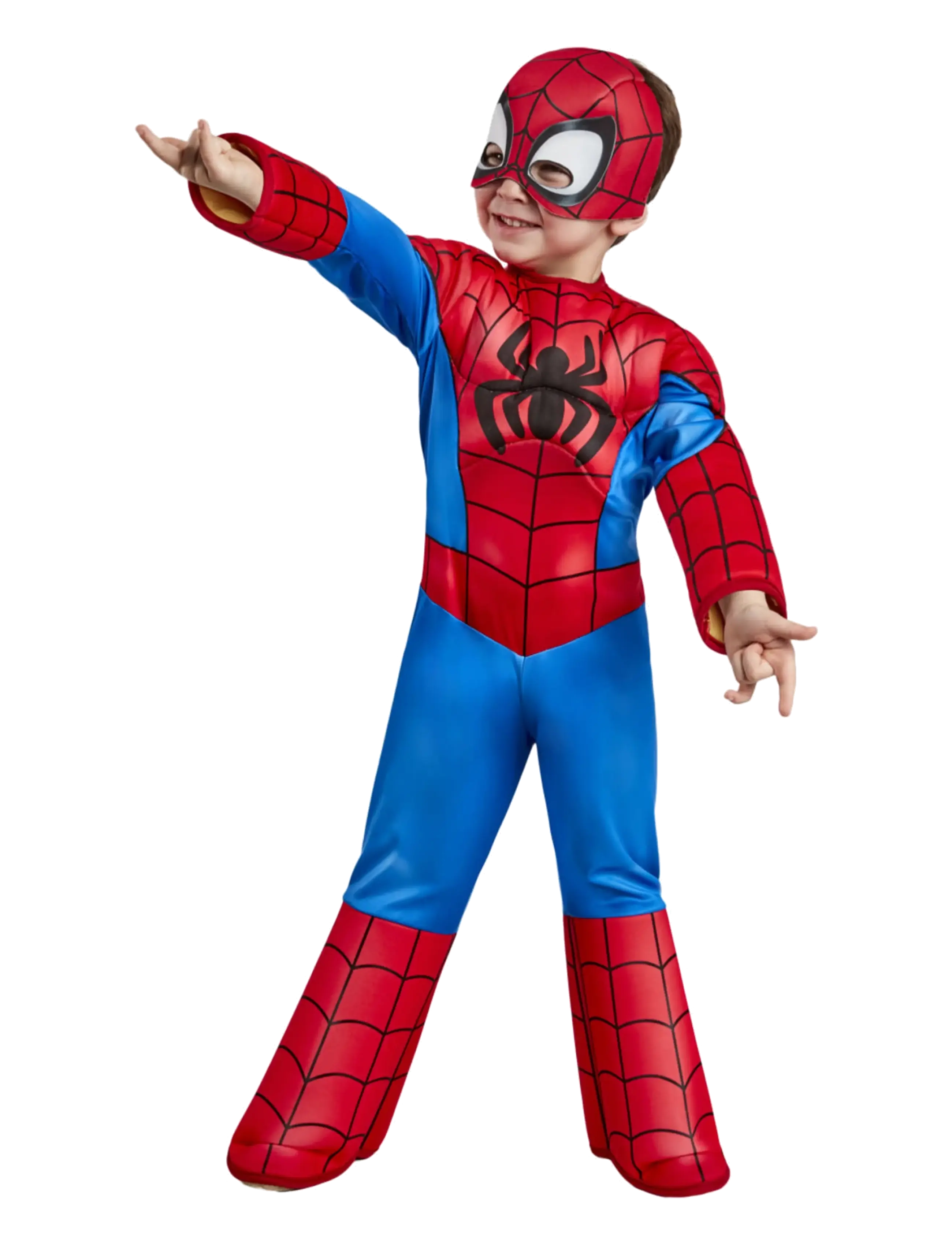 Rubies SAF-SPIDER-MAN TODDLER DLX COS - Mellem 300-500 kr - RED / red
