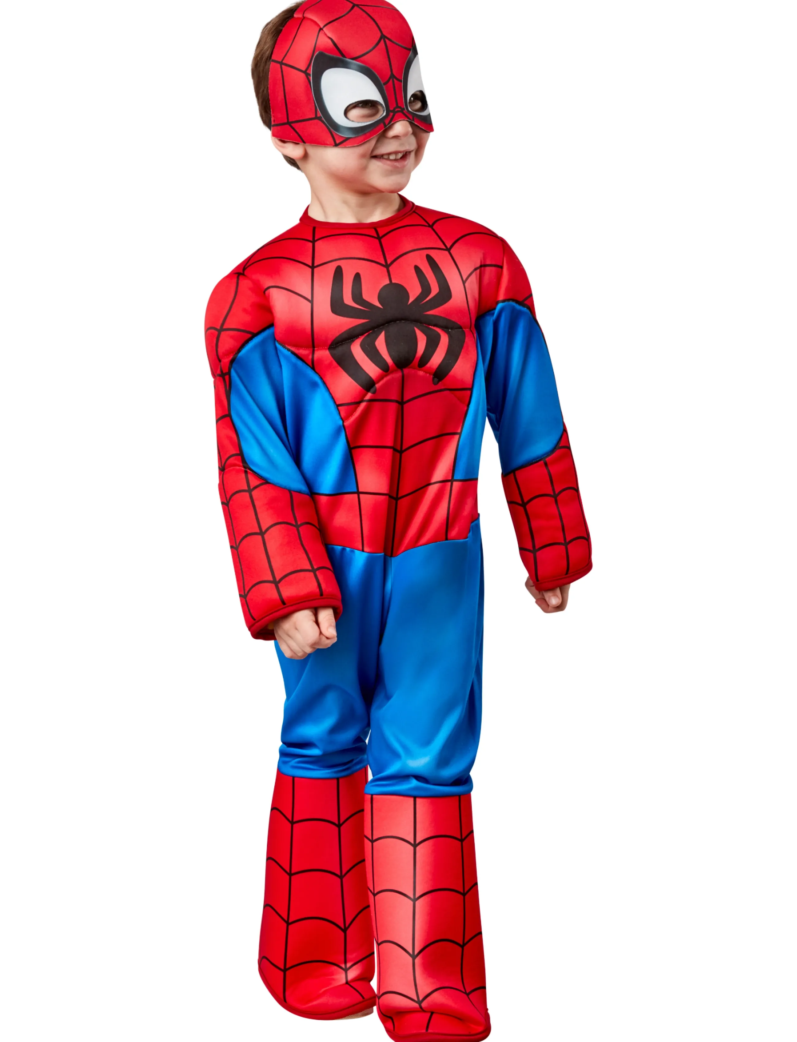 Rubies Saf-Spider-Man Toddler Dlx Cos, 2-3Y, Costumes & Accessories, Rot - Character Costumes, Kinder