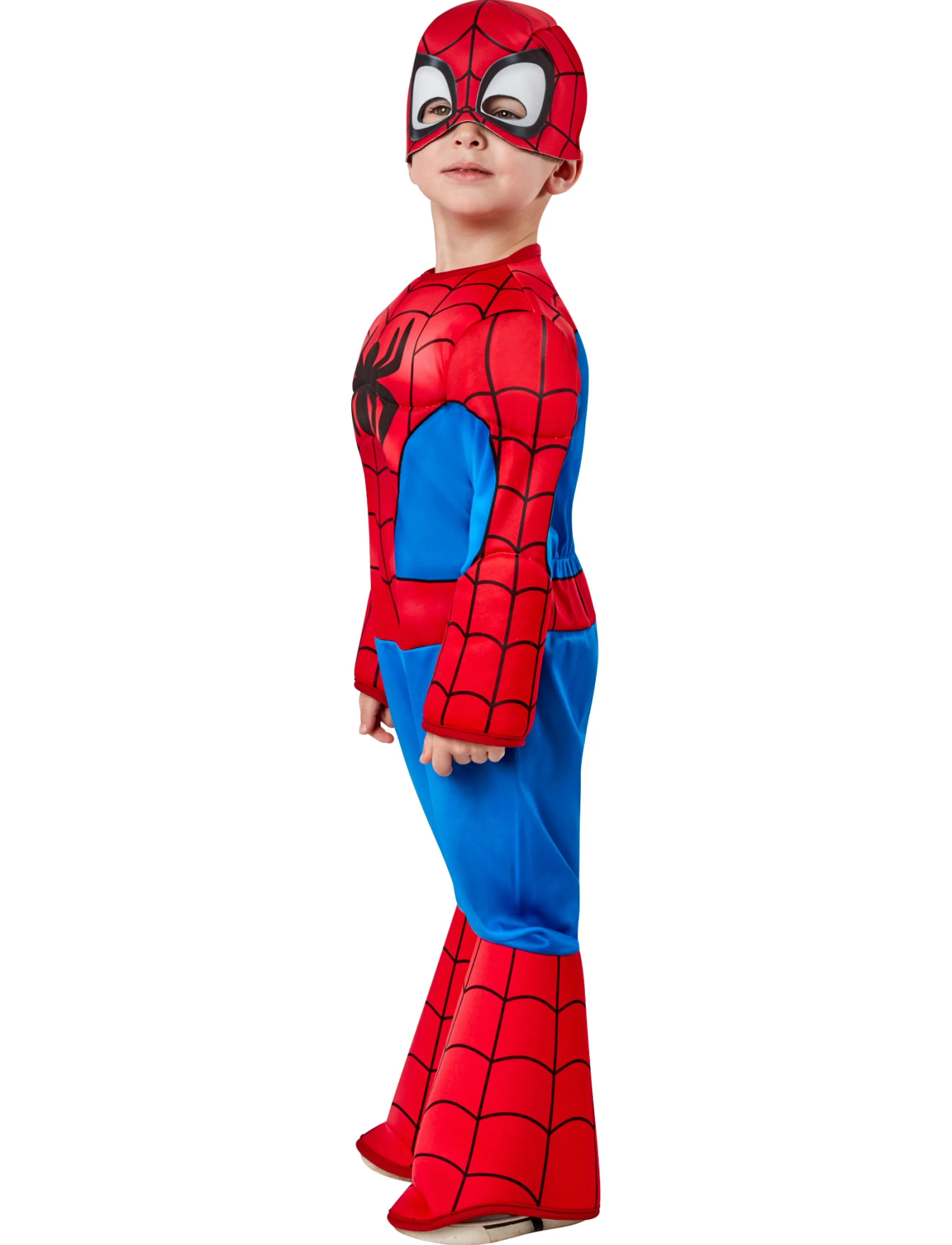 Rubies - SAF-SPIDER-MAN TODDLER DLX COS - kostumer - red - 3