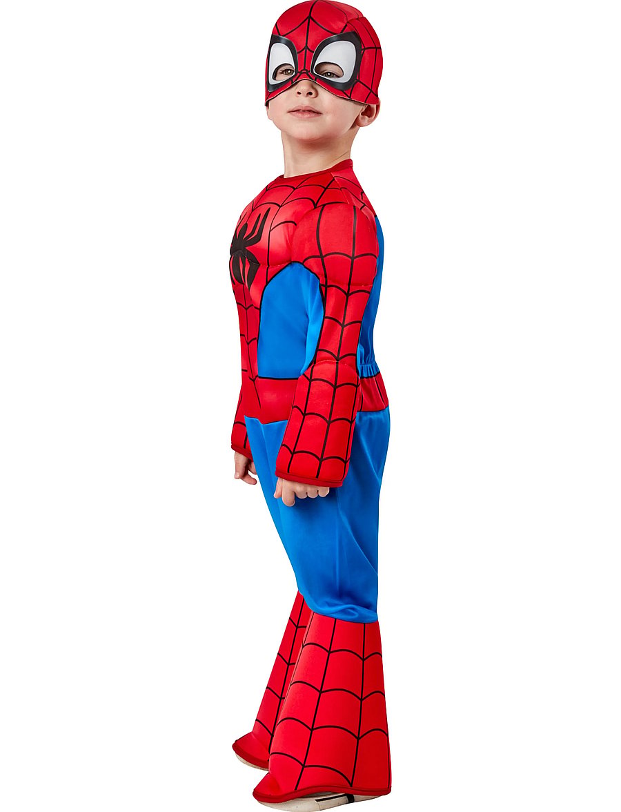 Rubies - SAF-SPIDER-MAN TODDLER DLX COS - kostumer - red - 3