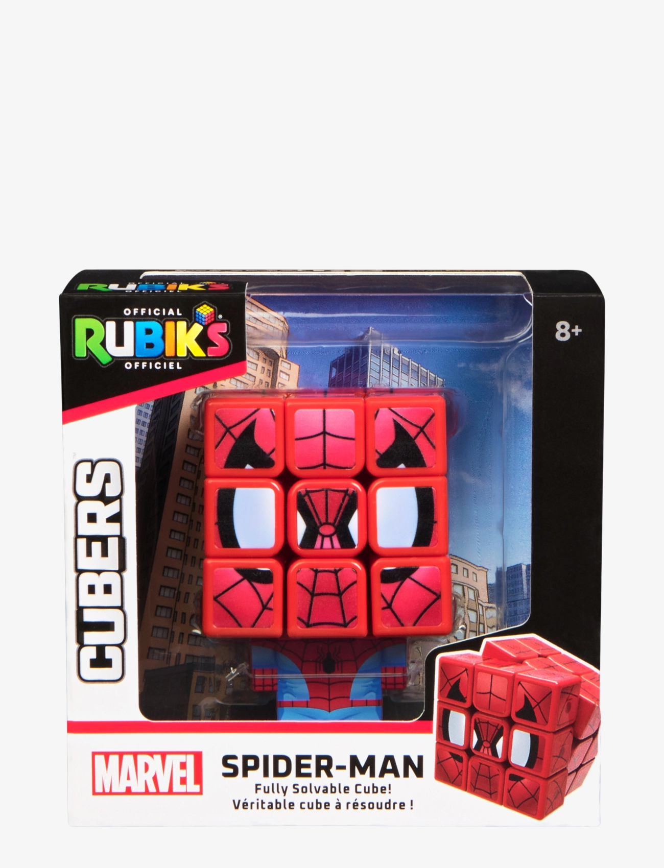 Rubiks Rubiks Cubers 3X3 - Spider Man, One Size, Multi/patterned, Legesæt Og Actionfigurer > Actionfigurer, Børn