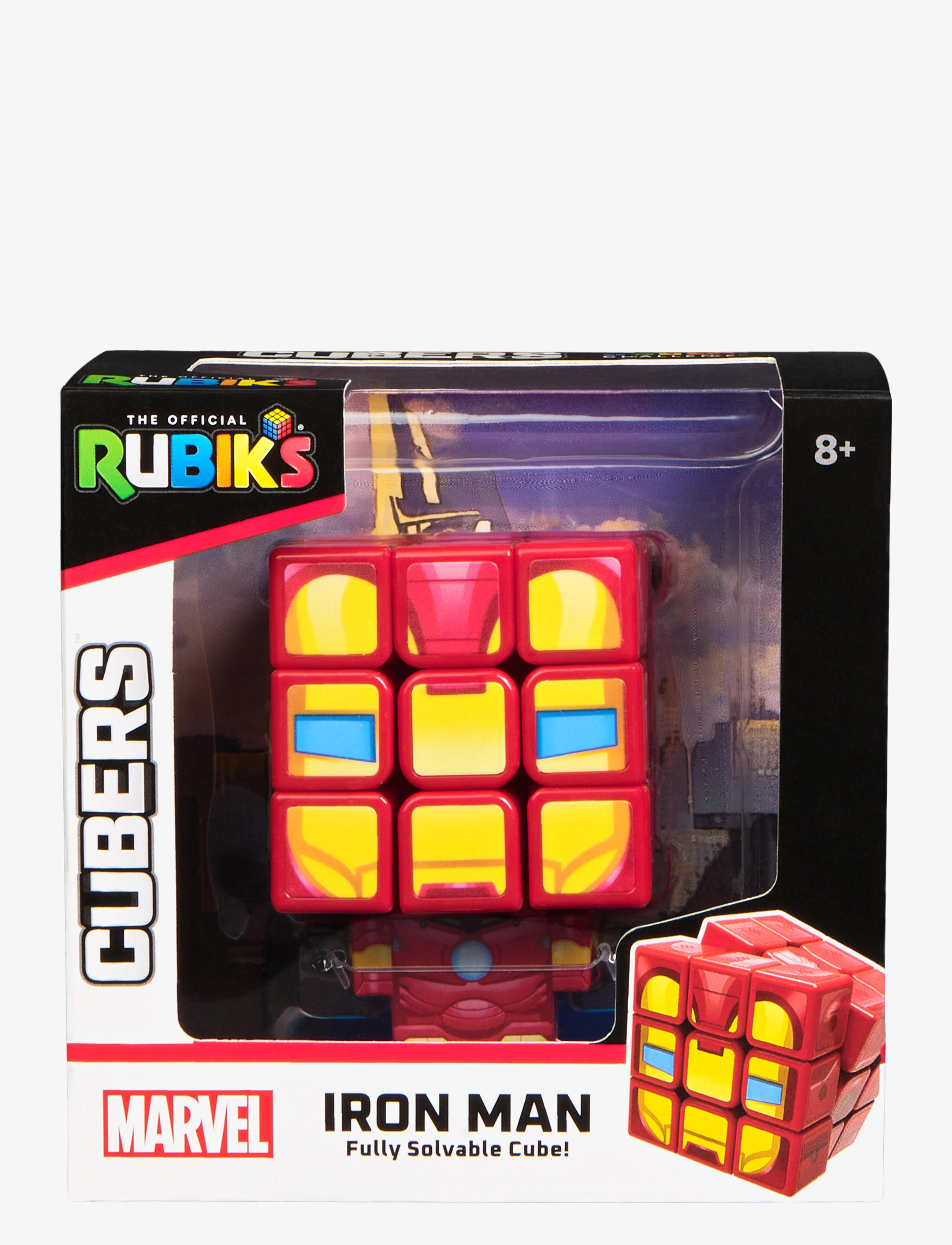 Rubiks Rubiks Cubers 3X3 - Iron Man, One Size, Multi/patterned, Legesæt Og Actionfigurer > Actionfigurer, Børn