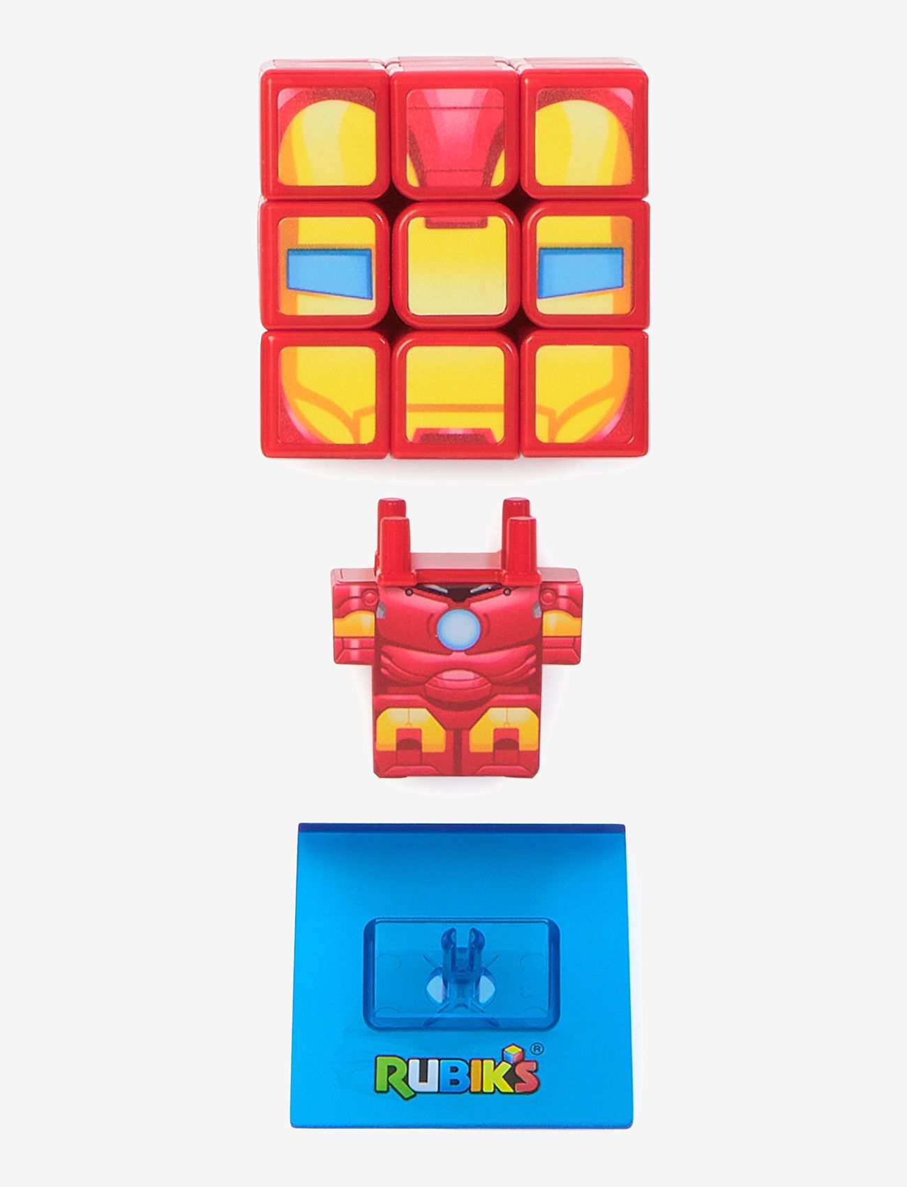 Rubiks - Rubiks Cubers 3x3 - Iron Man - actionfigurer - multi - 1