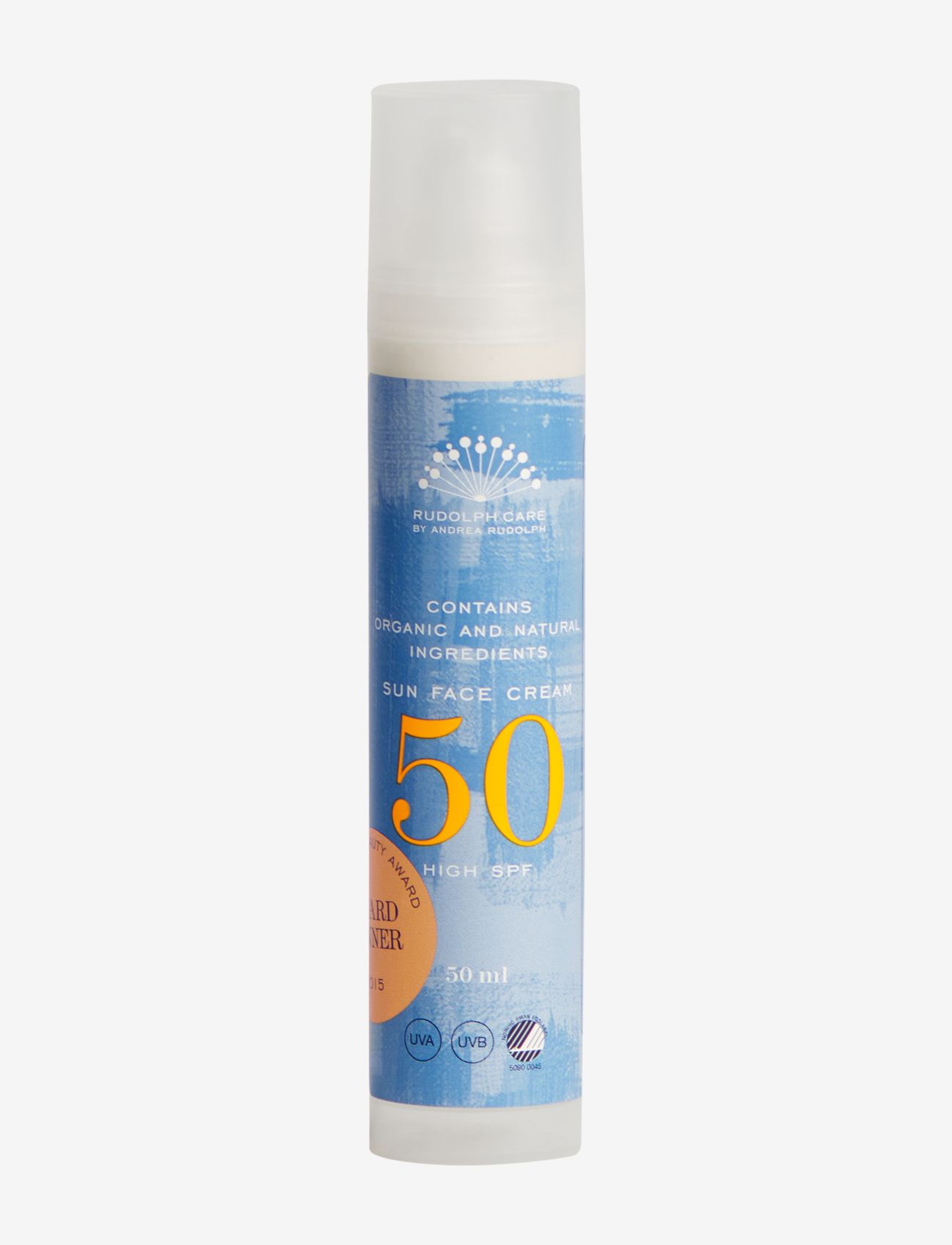 Rudolph Care Sun Face Cream Spf50, Ansigt, Nude, Str: 50 ml