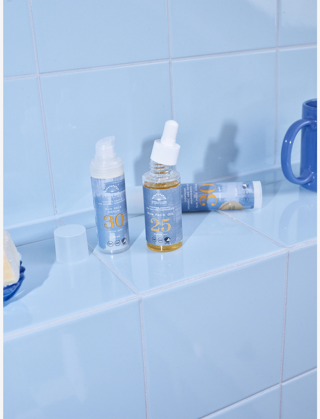 Rudolph Care - Sun Face Oil SPF25 - serum og olíur - clear - 2