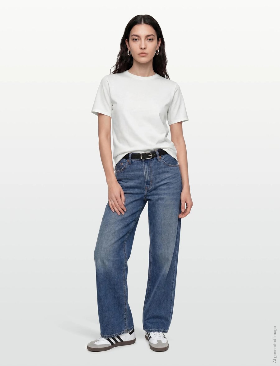 Rue de Tokyo - TRISH LIGHT COTTON JERSEY - t-shirts - white - 0