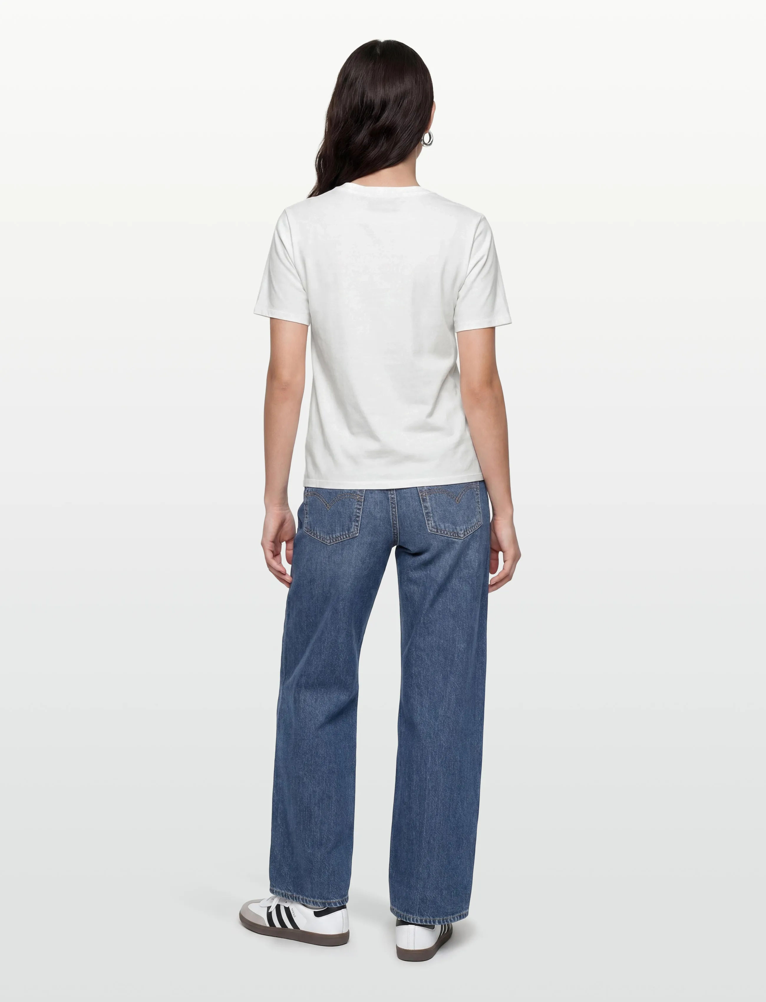 Rue de Tokyo - TRISH LIGHT COTTON JERSEY - t-shirts - white - 4