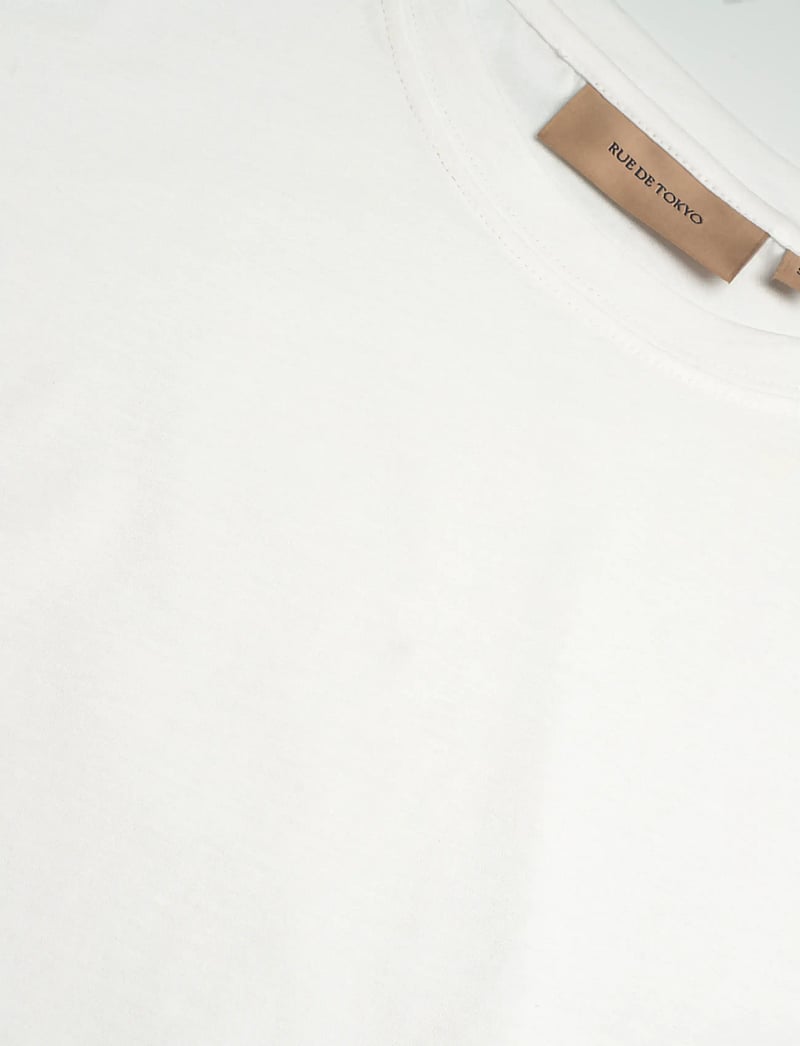 Rue de Tokyo - TRISH LIGHT COTTON JERSEY - t-särgid - white - 2