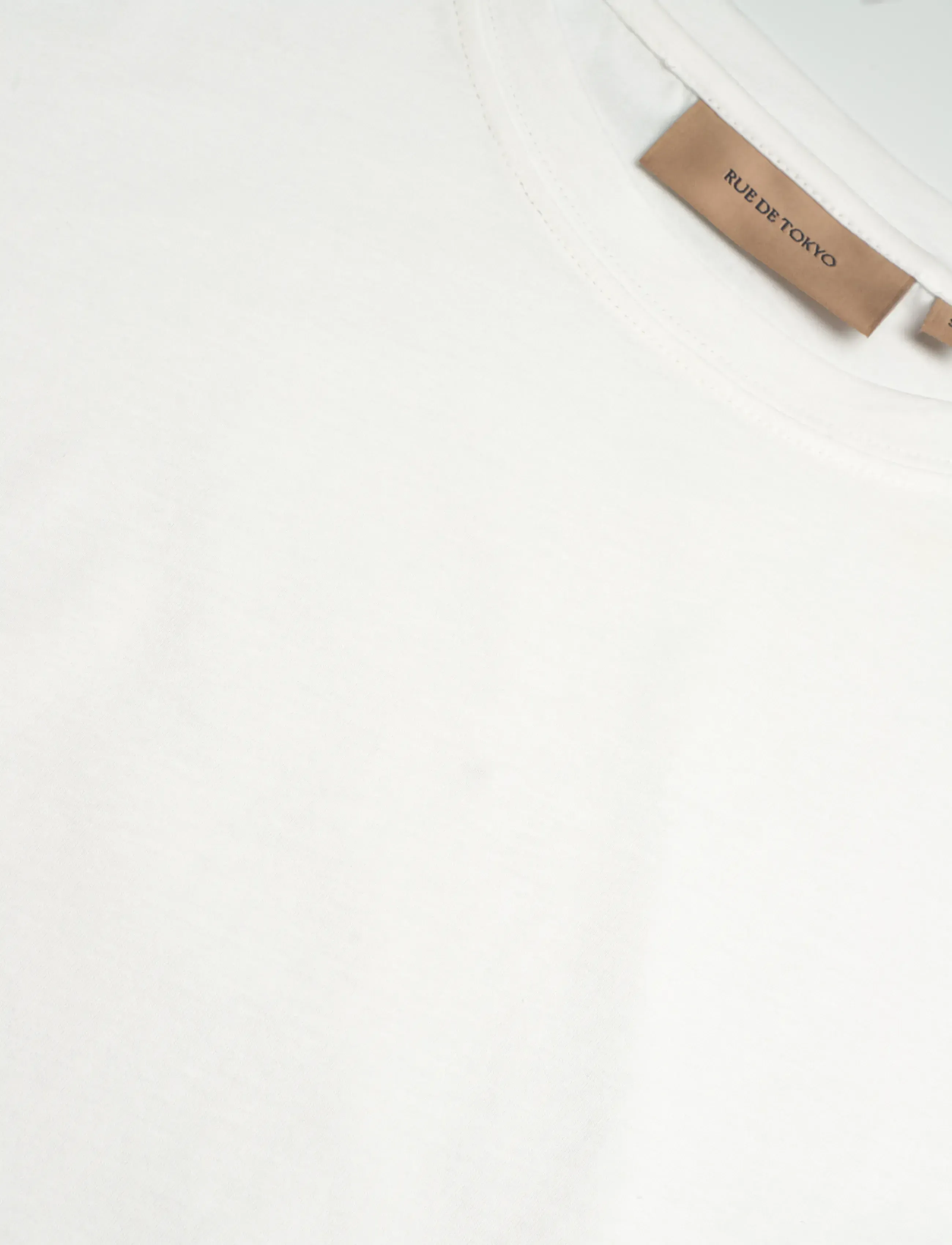 Rue de Tokyo - TRISH LIGHT COTTON JERSEY - t-shirts - white - 5