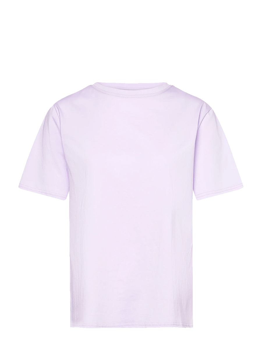 Rue de Tokyo - TRISH LIGHT COTTON JERSEY - t-shirts - purple - 1
