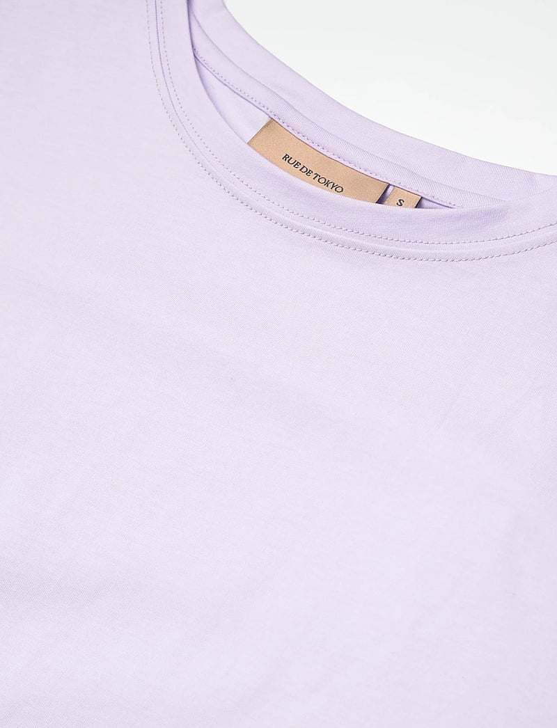 Rue de Tokyo - TRISH LIGHT COTTON JERSEY - t-shirts - purple - 2