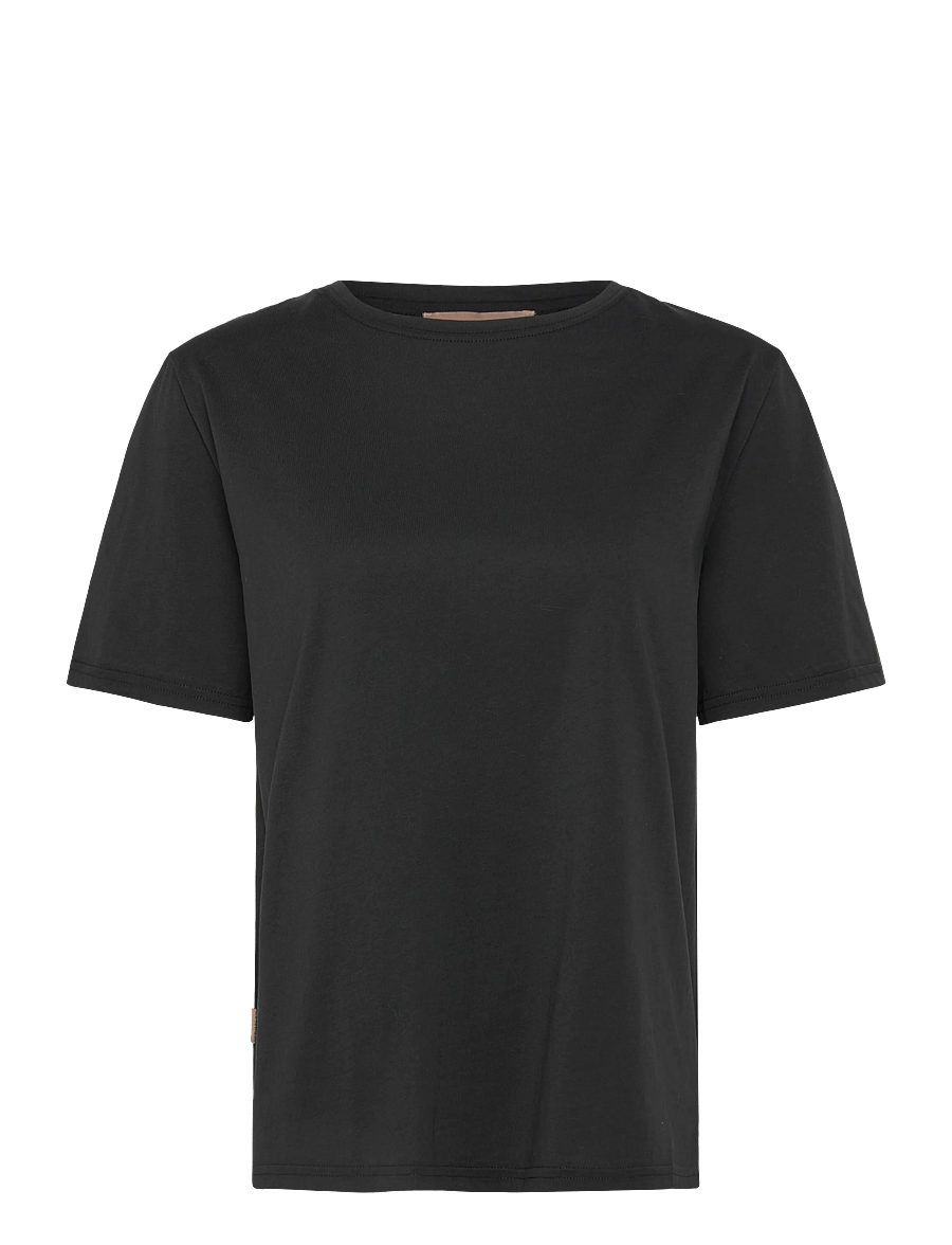 Rue de Tokyo - TRISH LIGHT COTTON JERSEY - t-shirts - black - 1