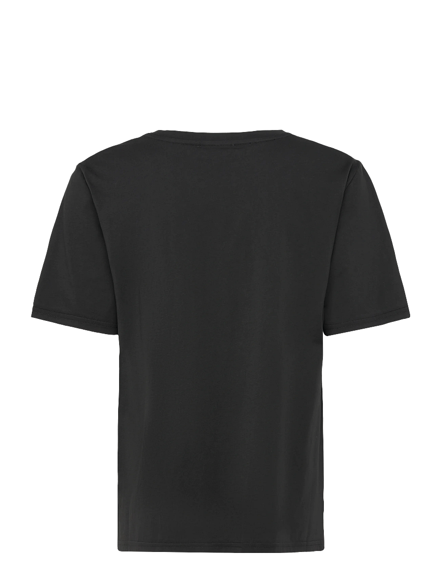 Rue de Tokyo - TRISH LIGHT COTTON JERSEY - t-shirts - black - 2