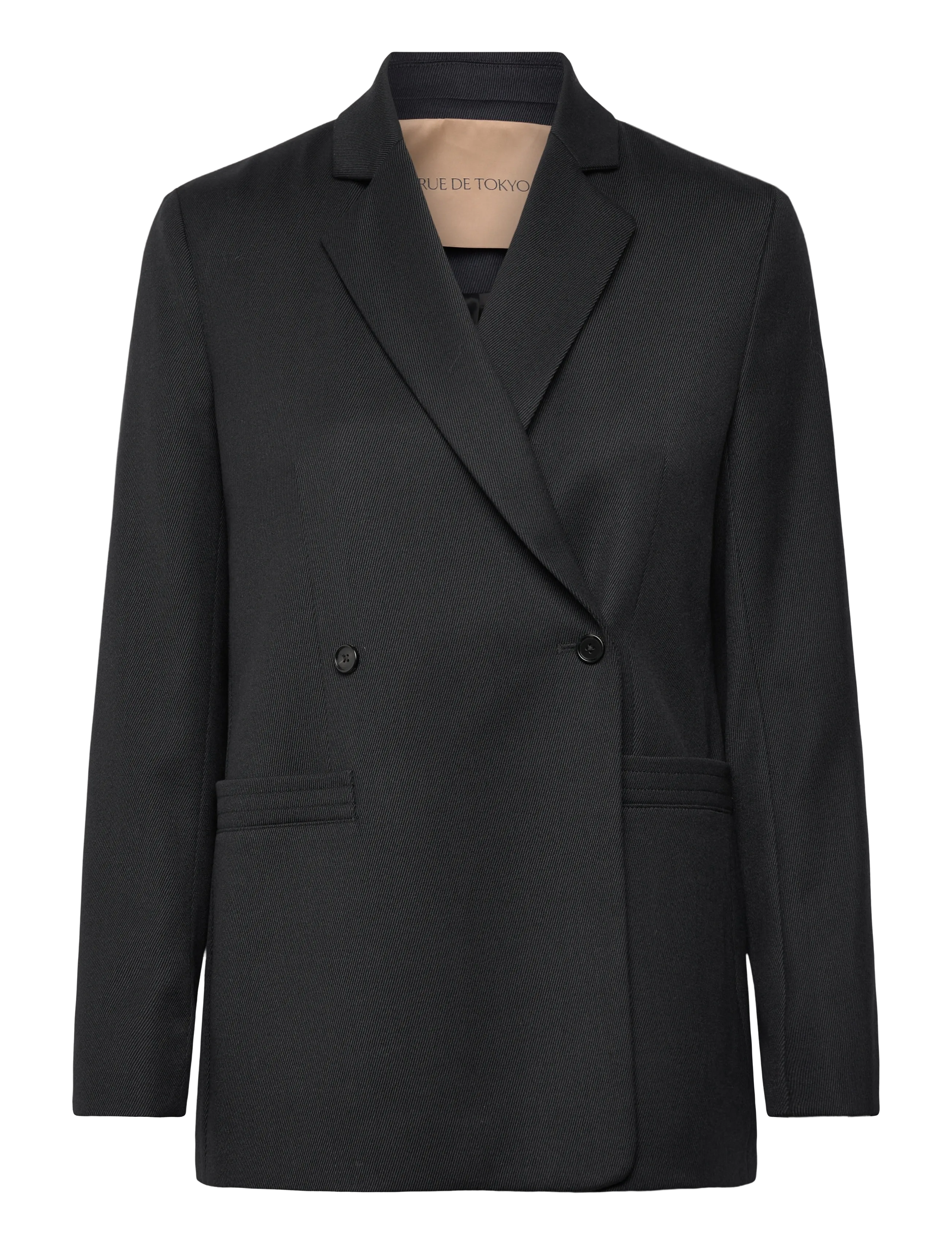 Rue de Tokyo CAJ HEAVY WOOL BLEND - Kleidung - BLACK / black