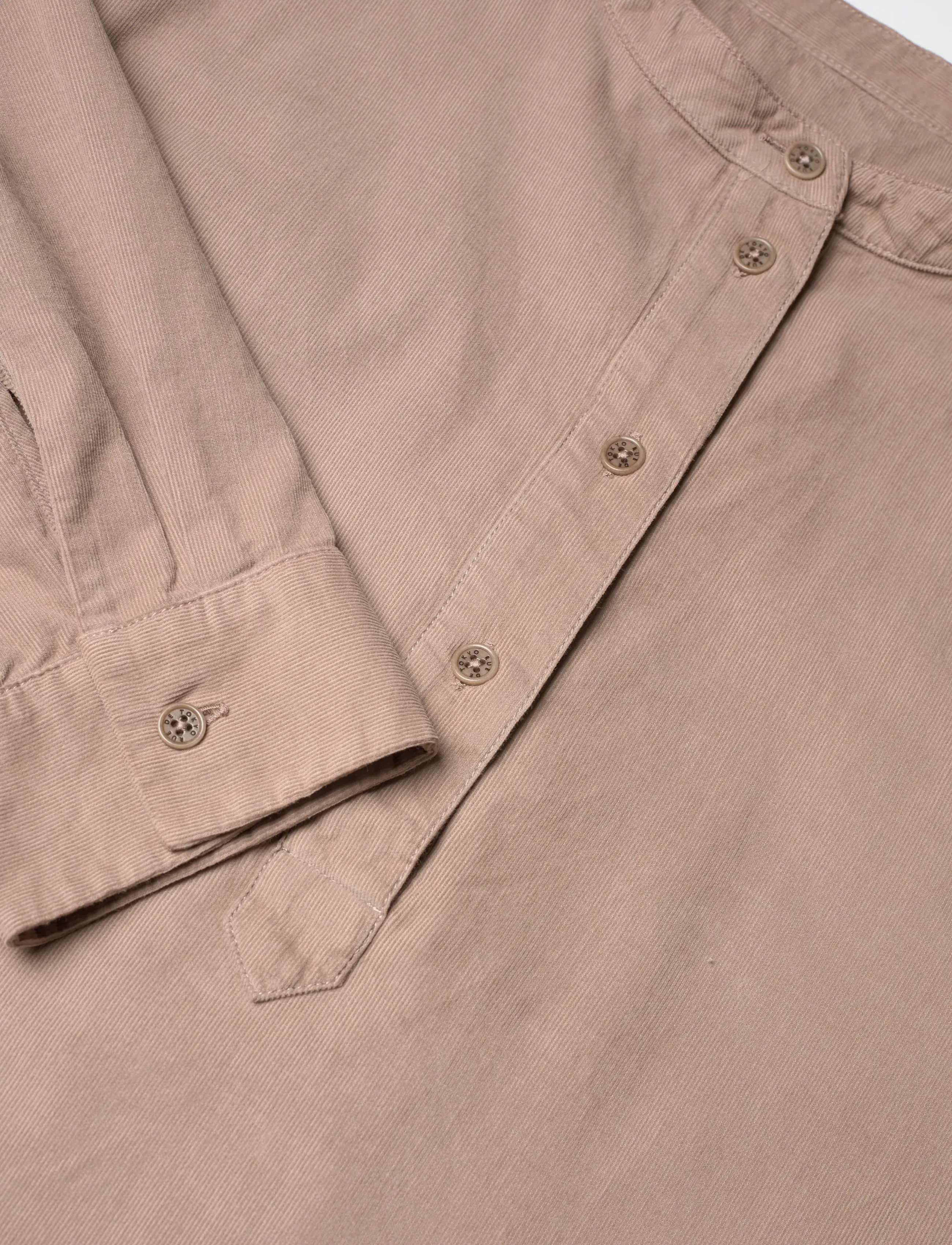 Rue de Tokyo - DEVINA GMTD GMTD BABY CORDUROY - skyrtukjólar - beige - 5