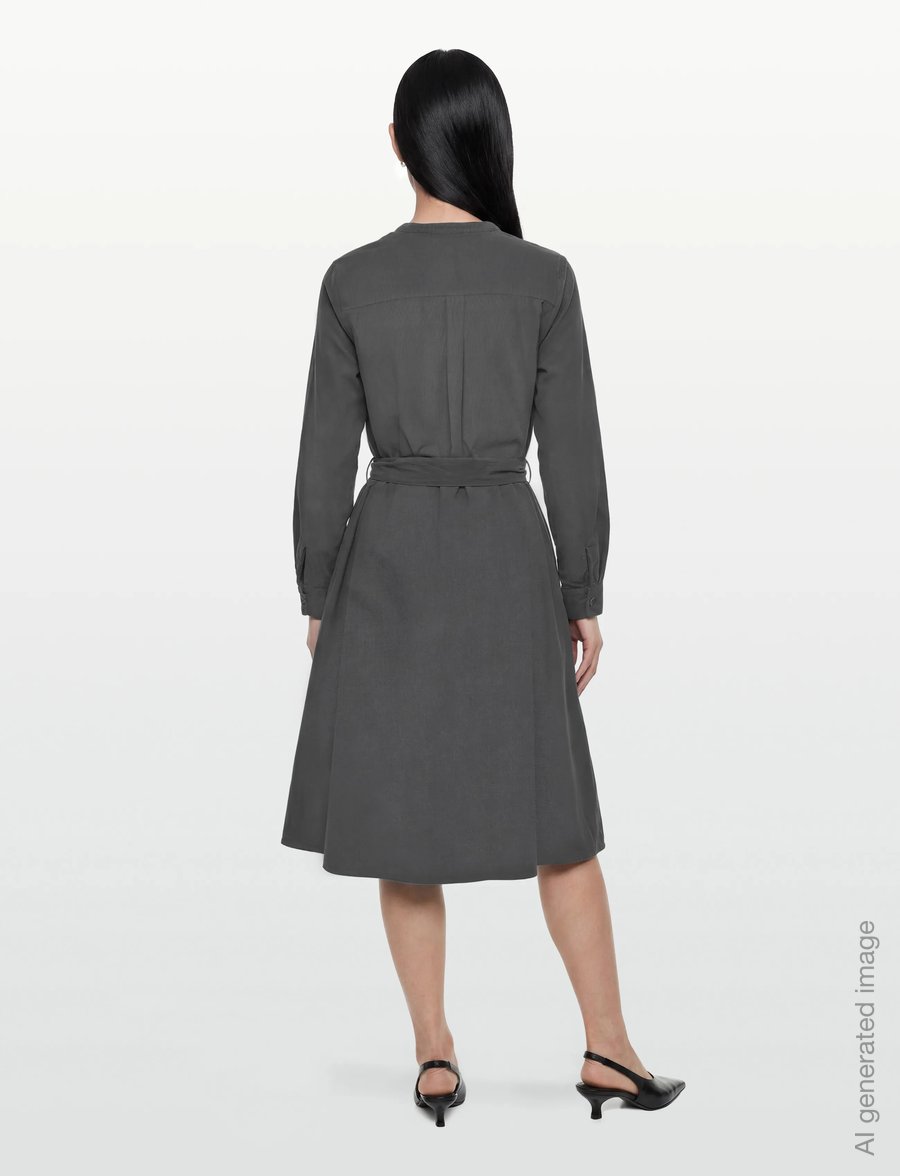Rue de Tokyo - DEVINA GMTD GMTD BABY CORDUROY - särkkleidid - grey - 4