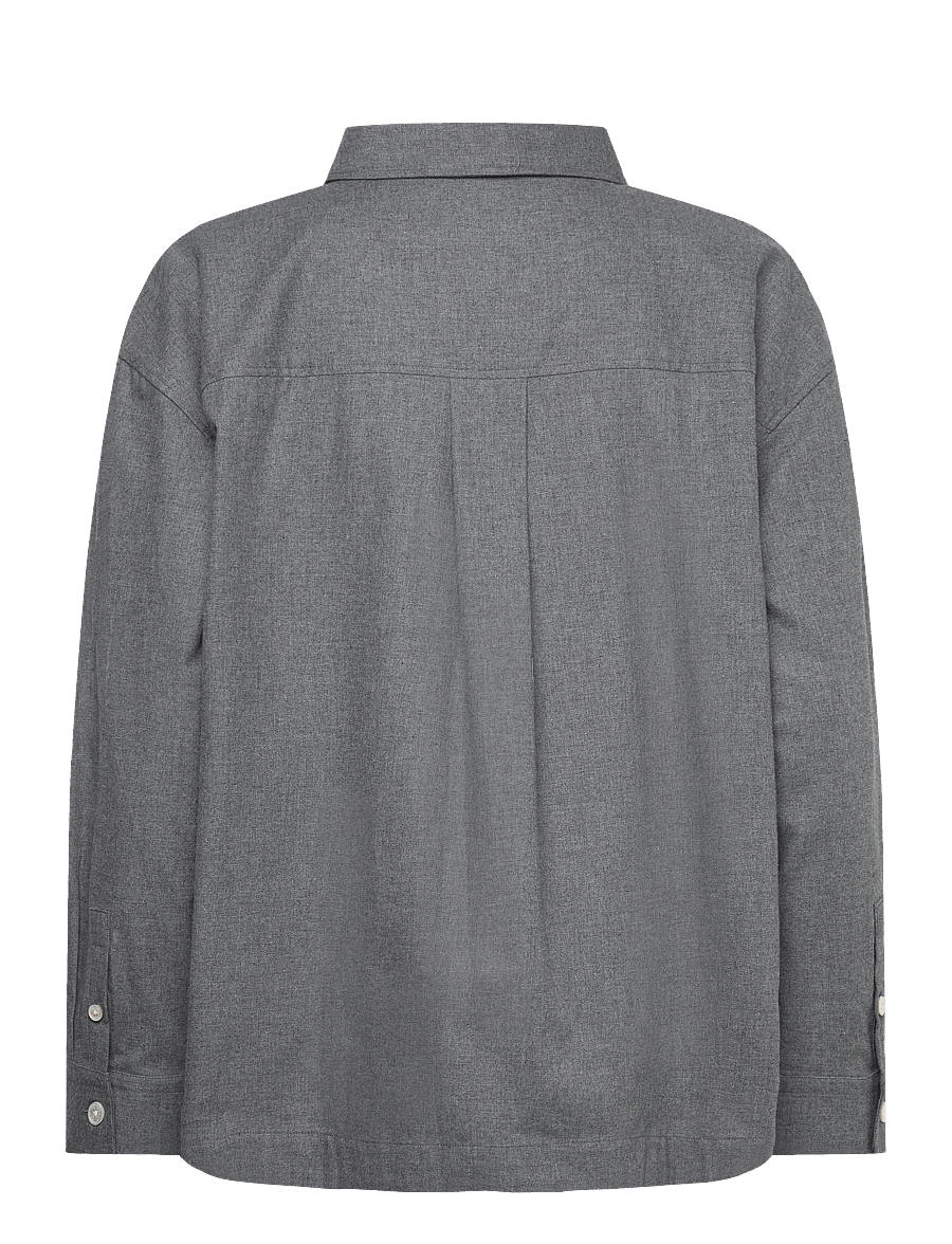 Rue de Tokyo - SAFFRON POLO BRUSH CHECK - langærmede skjorter - grey check - 2