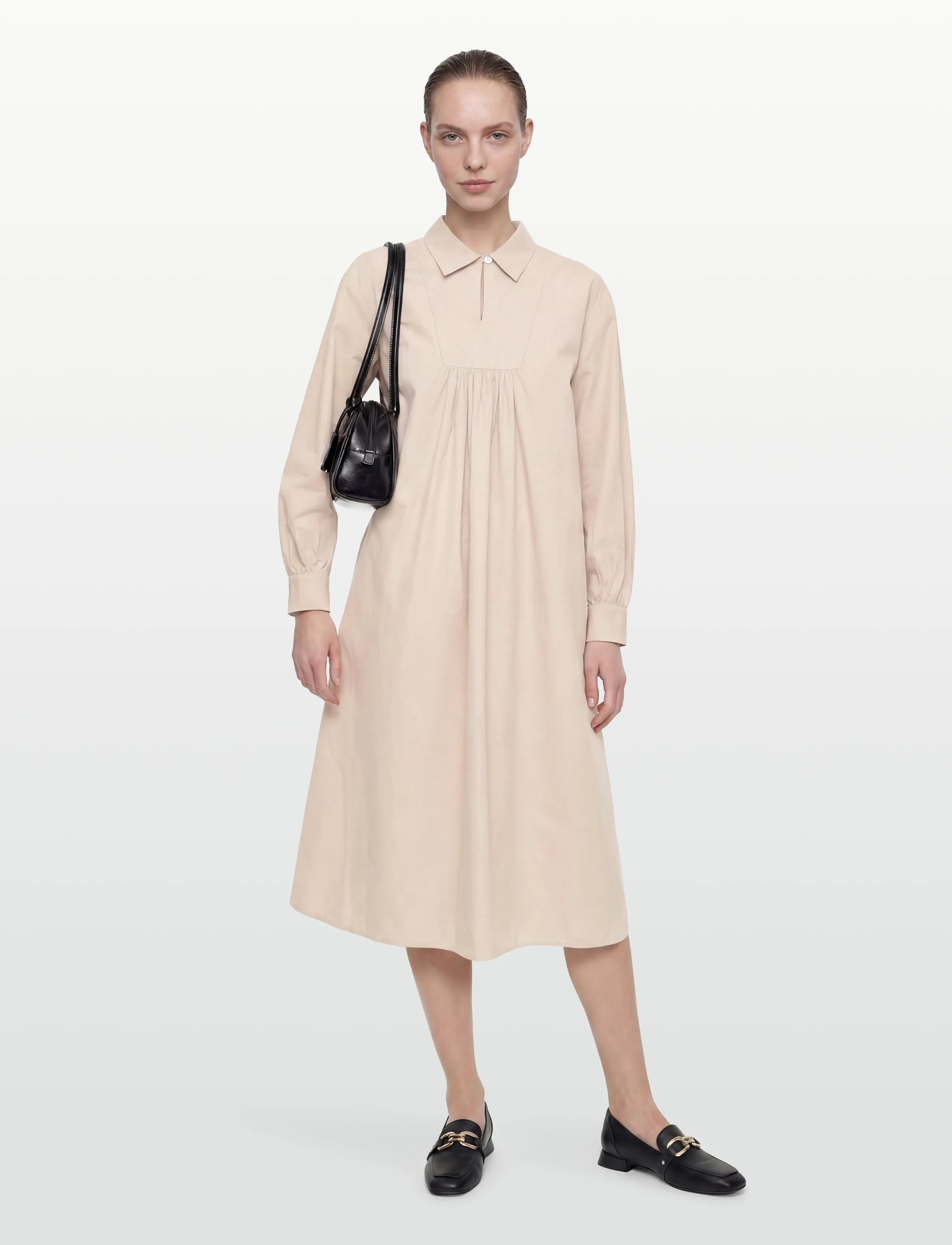 Rue de Tokyo DREW TRENCH COTTON - Kjoler - BEIGE / beige