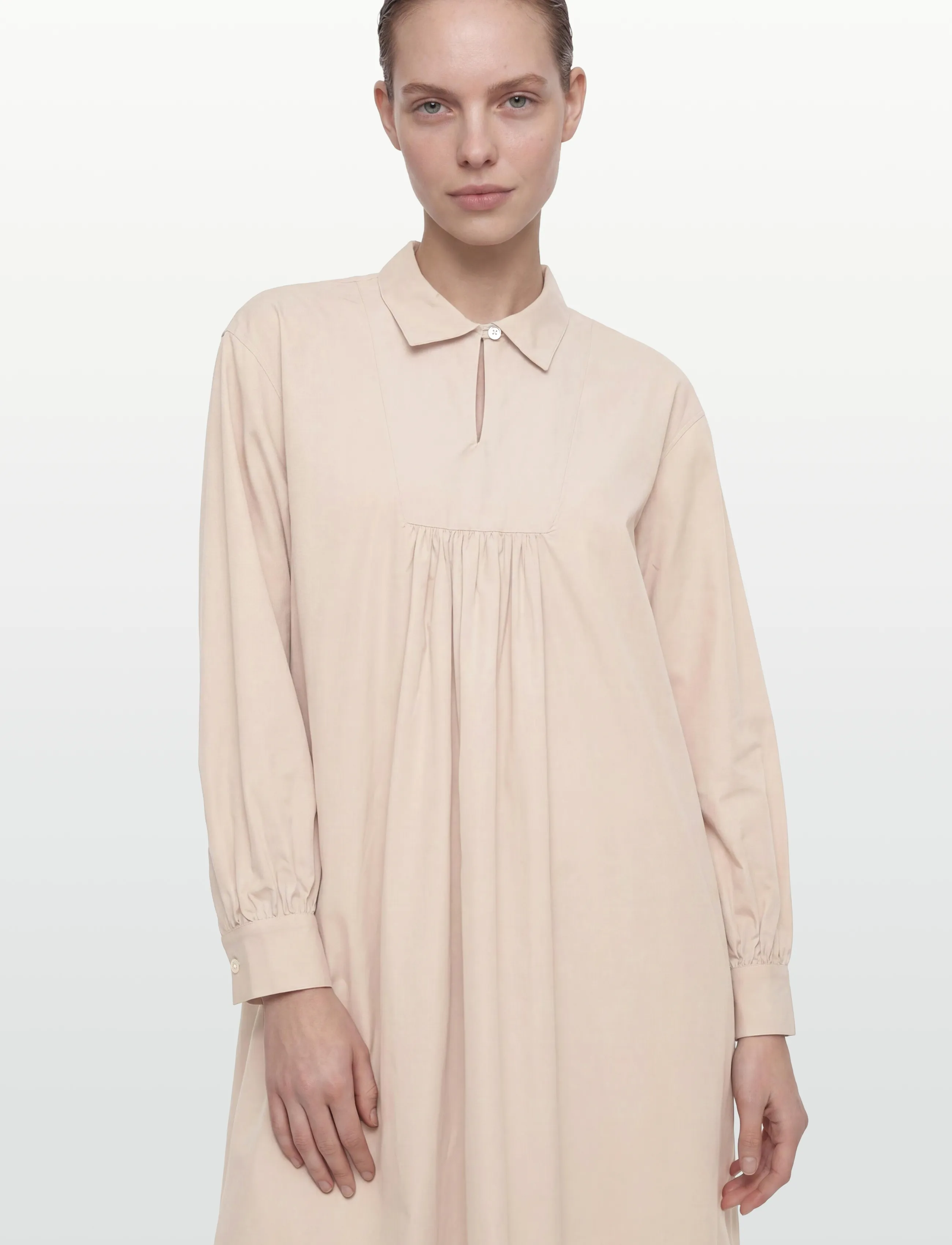 Rue de Tokyo - DREW TRENCH COTTON - midi dresses - beige - 3