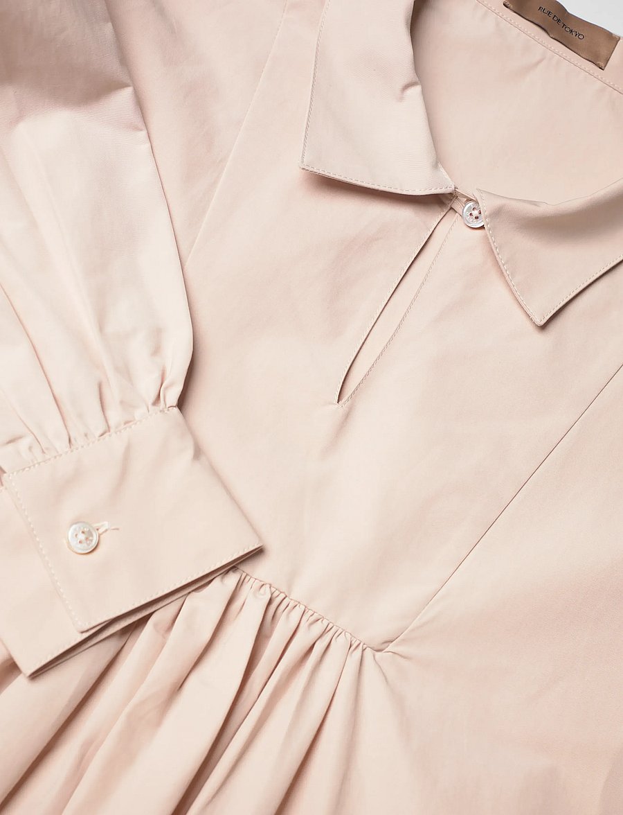 Rue de Tokyo - DREW TRENCH COTTON - midi kjoler - beige - 5