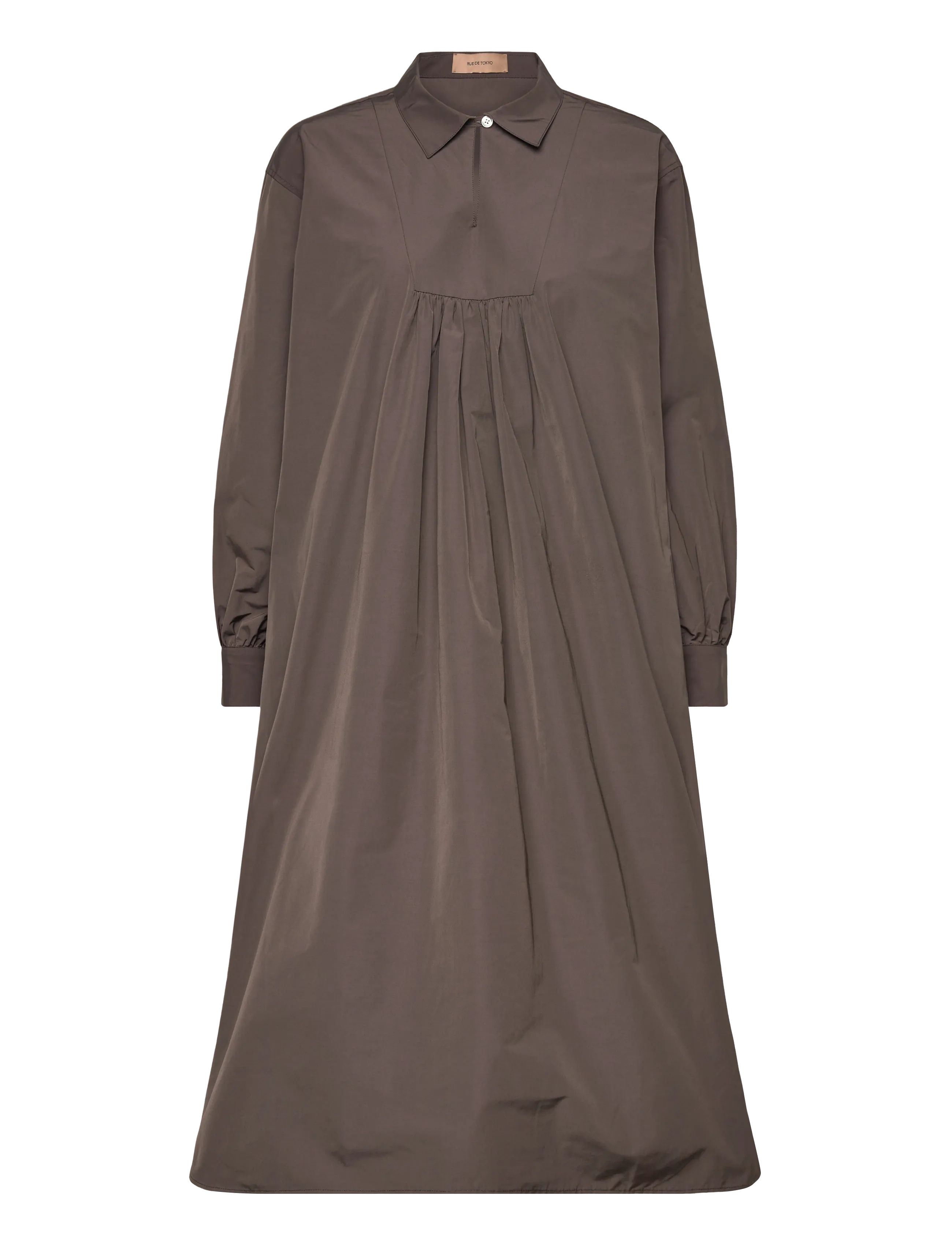 DREW TRENCH COTTON - DARK GREY