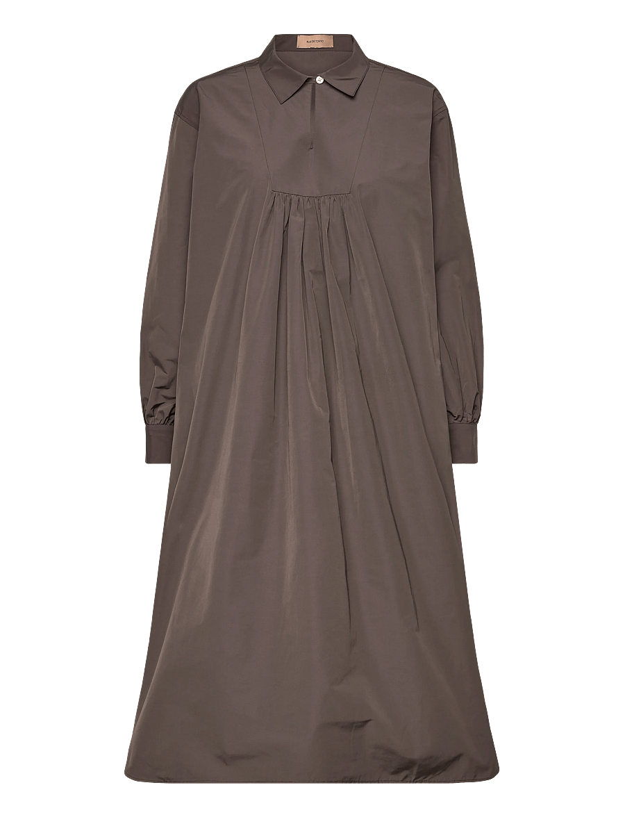 Rue de Tokyo - DREW TRENCH COTTON - midiklänningar - dark grey - 1