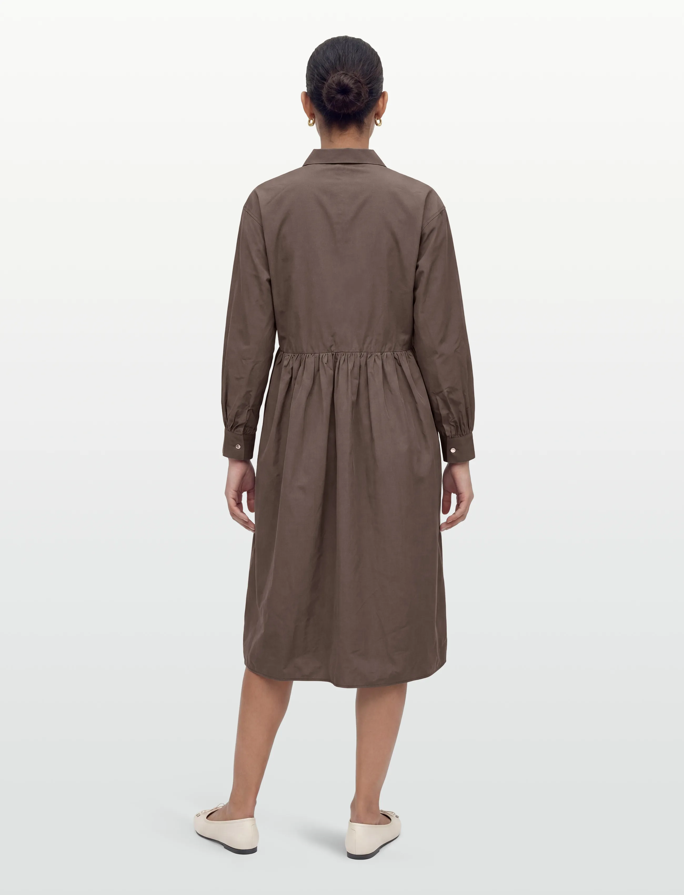 Rue de Tokyo - DREW TRENCH COTTON - midikleidid - dark grey - 4