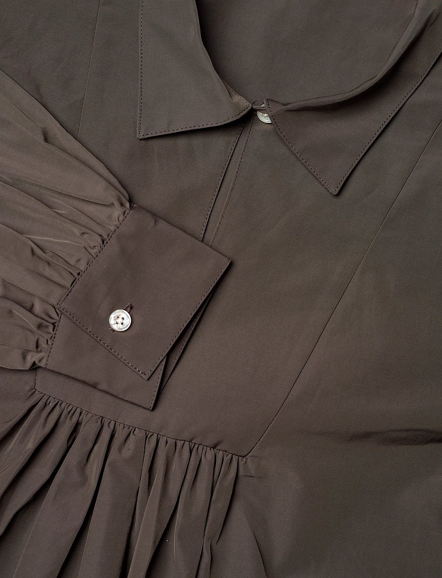 Rue de Tokyo - DREW TRENCH COTTON - midiklänningar - dark grey - 5