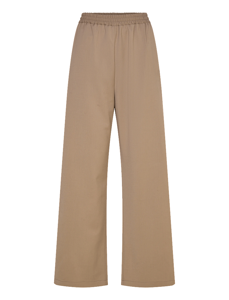 Rue de Tokyo - PEARL RECYCLED WOOL BLEND - bukser med lige ben - khaki - 0