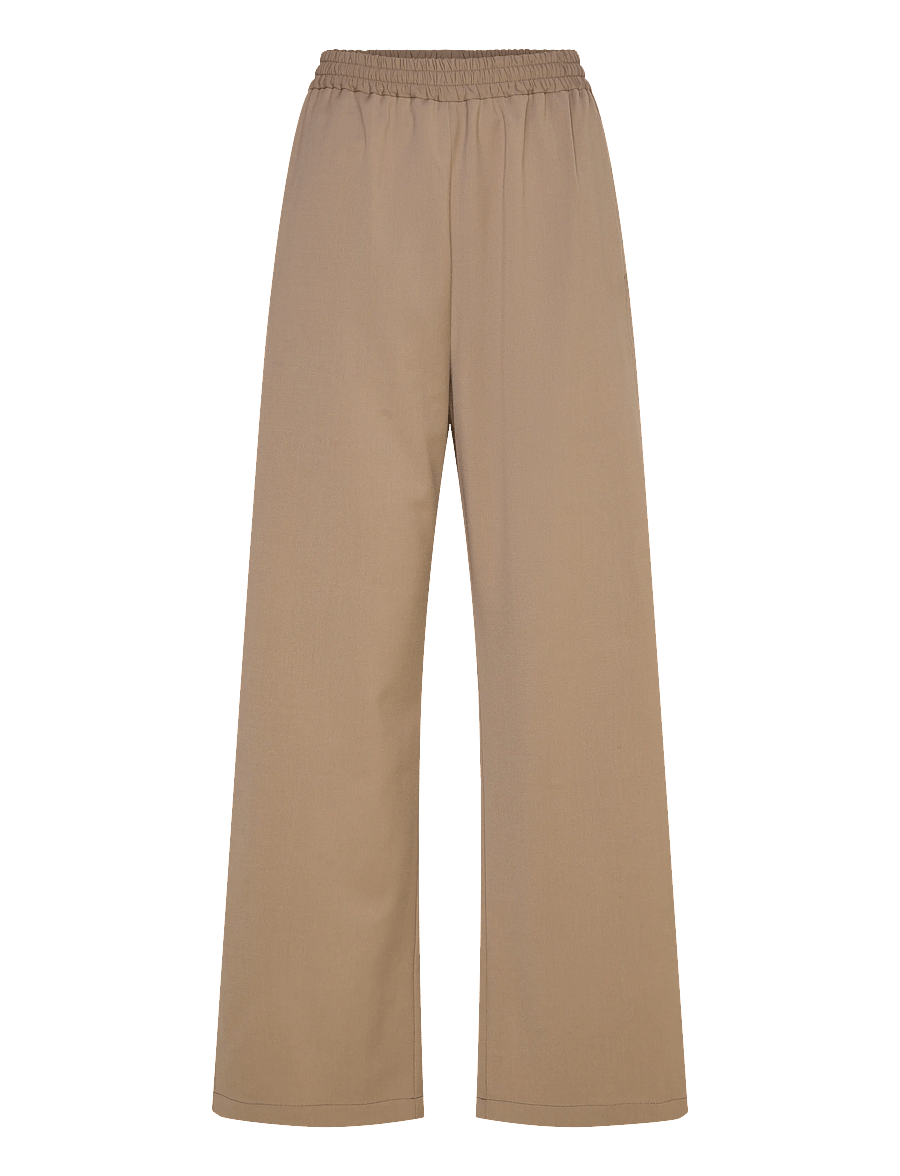 Rue de Tokyo - PEARL RECYCLED WOOL BLEND - hose mit geradem bein - khaki - 1
