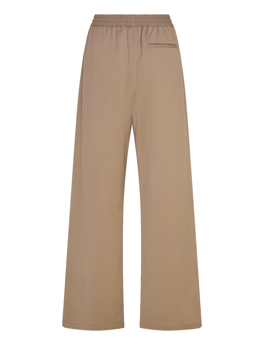Rue de Tokyo - PEARL RECYCLED WOOL BLEND - hose mit geradem bein - khaki - 2