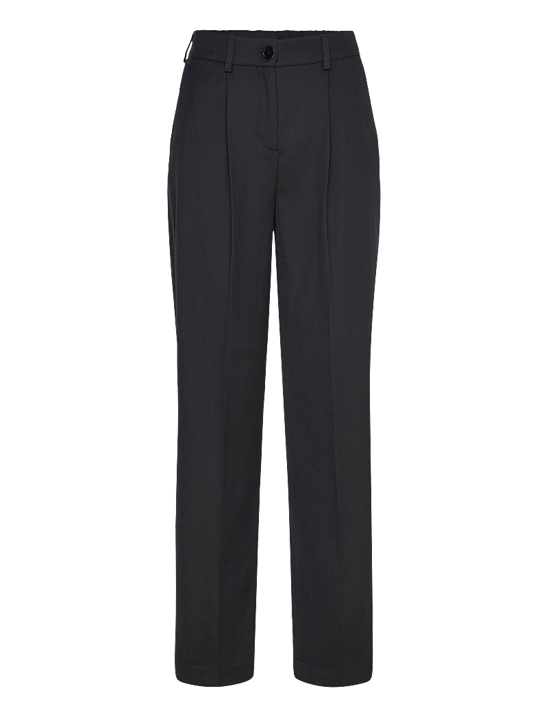 Rue de Tokyo - PILU HEAVY WOOL BLEND - kostymbyxor - black - 0