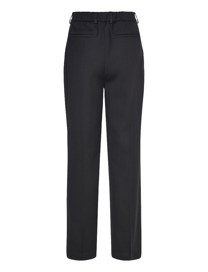 Rue de Tokyo - PILU HEAVY WOOL BLEND - kostymbyxor - black - 1