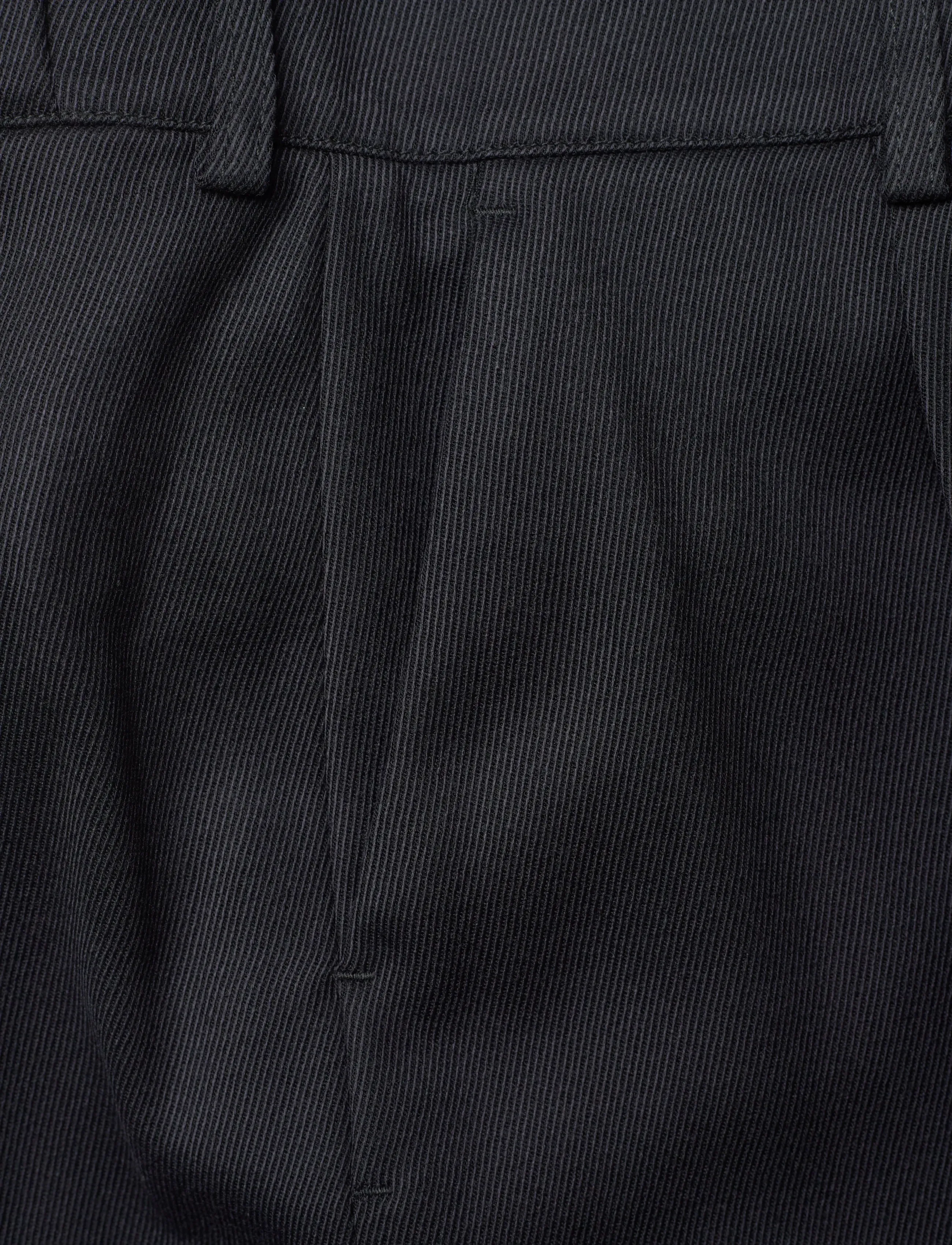 Rue de Tokyo - PILU HEAVY WOOL BLEND - pidulikud püksid - black - 5
