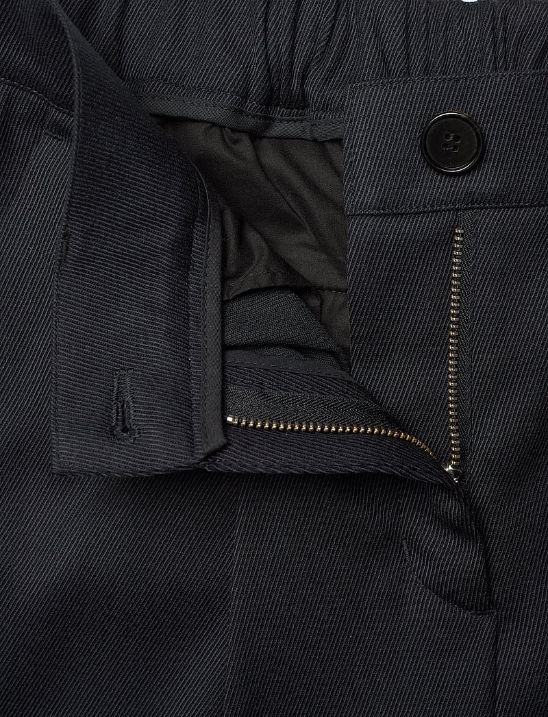 Rue de Tokyo - PILU HEAVY WOOL BLEND - kostymbyxor - black - 3